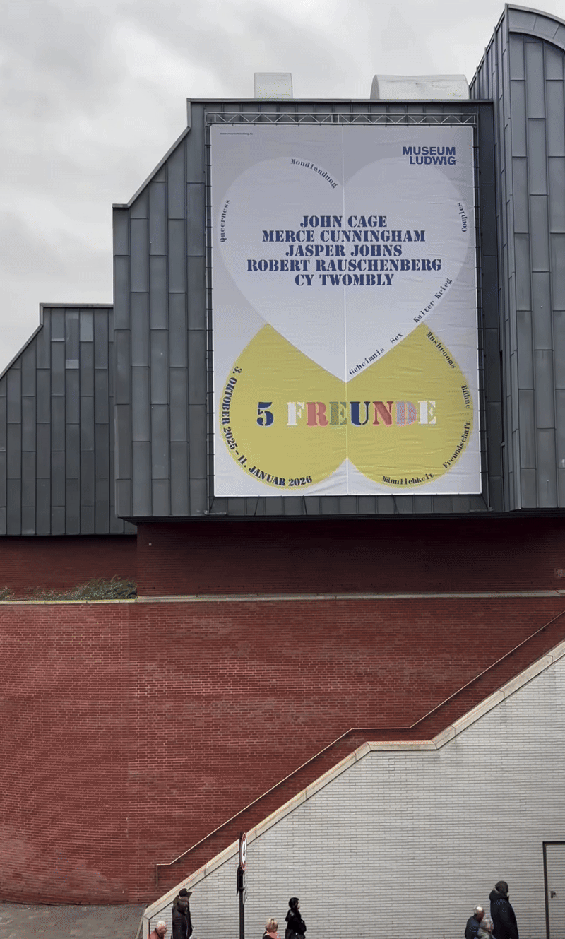 5 Freunde, Exhibition Poster, designed with Studio Thomas Spallek, 2025