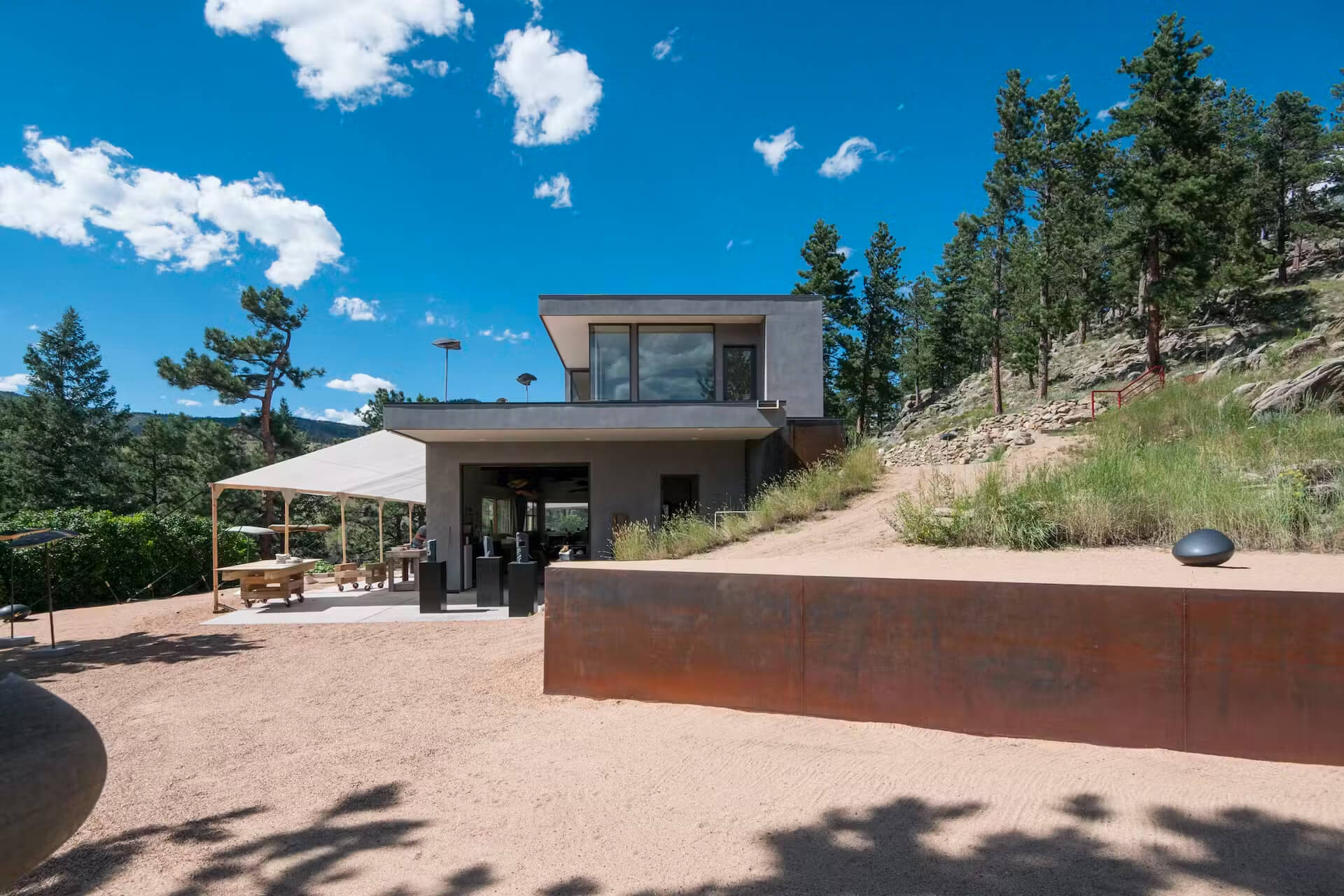 Wingren and his crew have spent decades shaping the hills around them, building precious flat ground in the Rocky Mountains of Boulder, Colorado.
