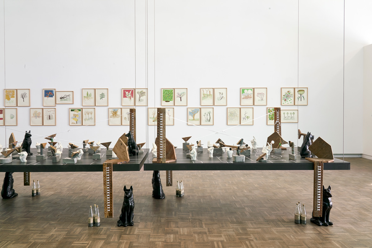 Kemang Wa Lehulere, Bring Back Lost Love (2023) | Installation view at blank projects, Cape Town