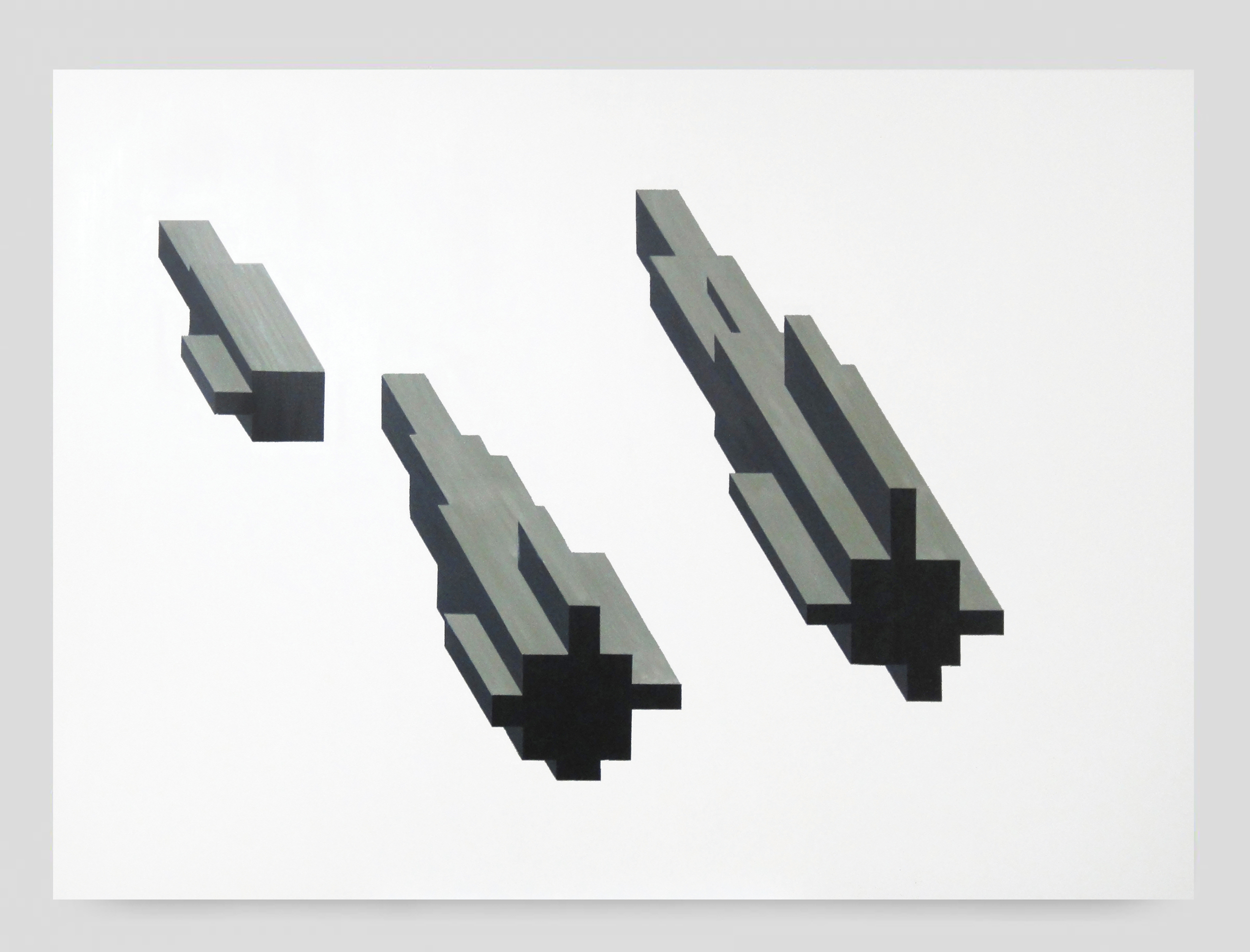 STUDY No.2: ISLANDS (2012) Oil on Canvas 120 x 160cm