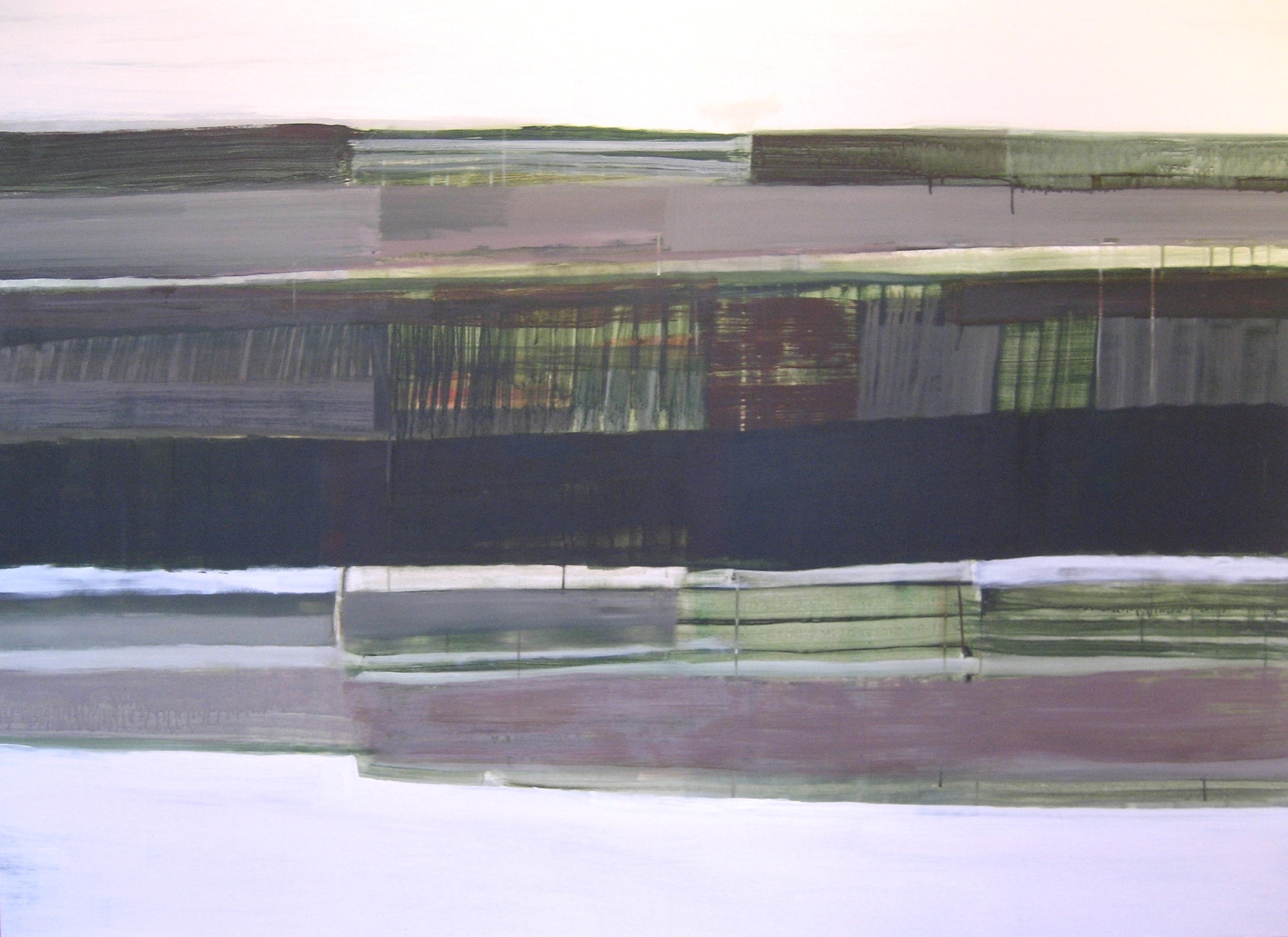over.. and over - 72x53" acrylic on canvas 2008 (private collection)