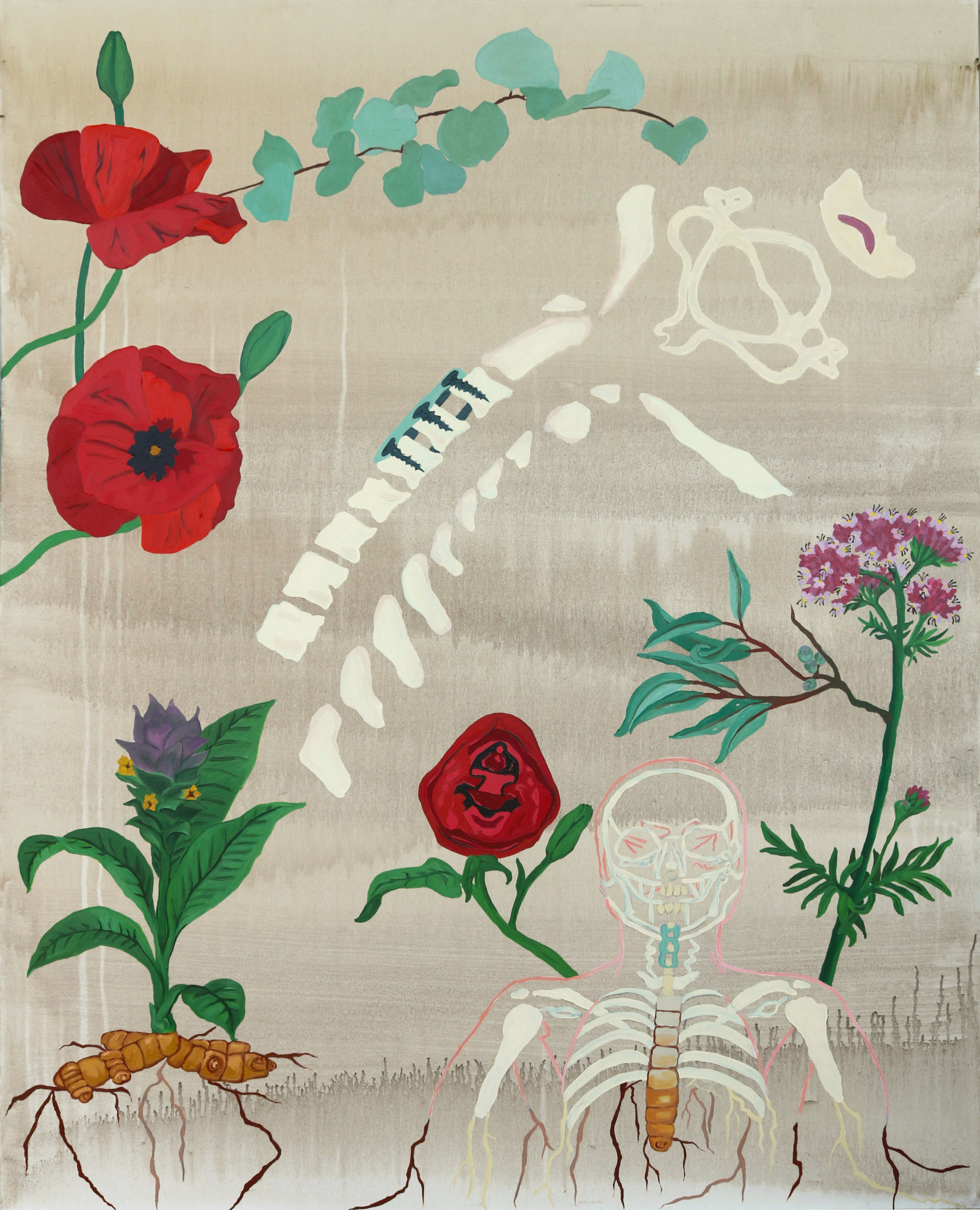 pain kill(er)sAnn Haley48 x 60 inchesoil on canvas2024