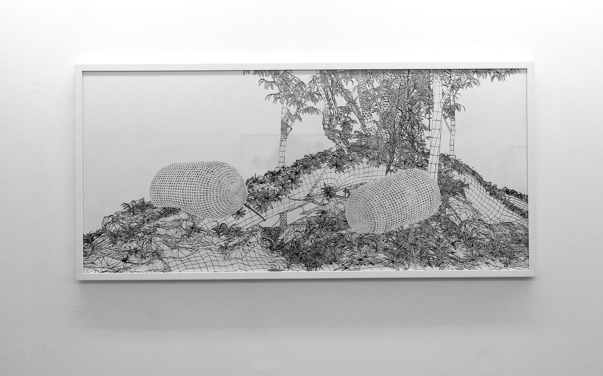Chrone jangal - 57x122cm - ink on paper