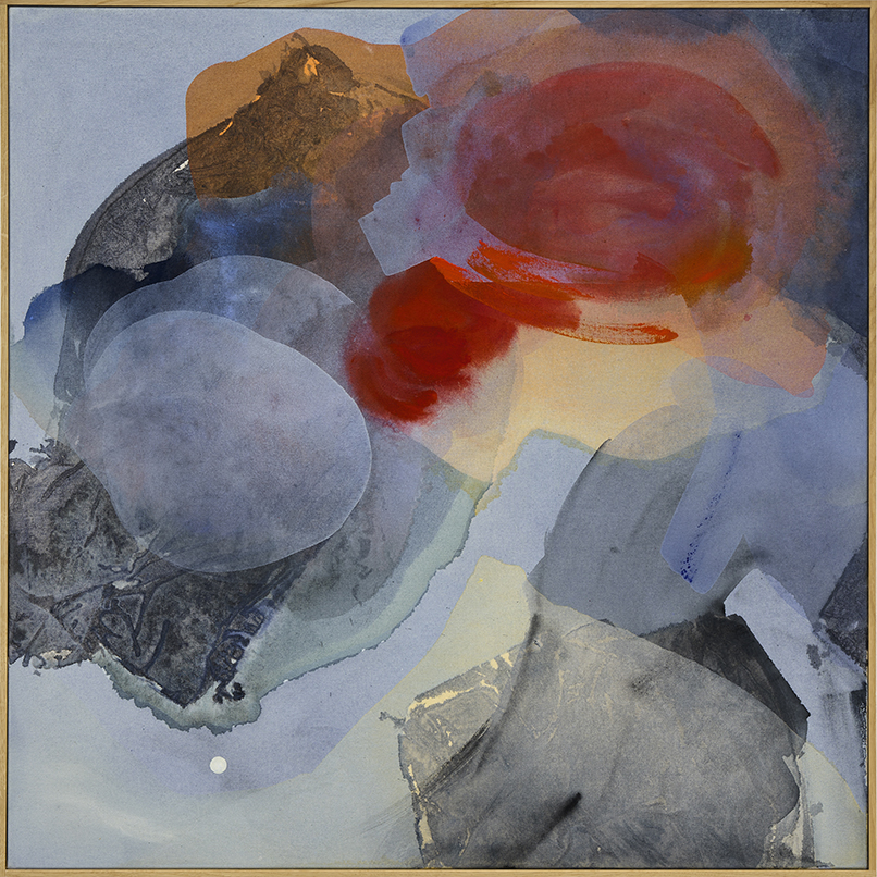 Scarlet Flight 2024 Acrylic on canvas Unframed : 100 x 100 cm | Unframed : 393/8 x 39 3/8 inches