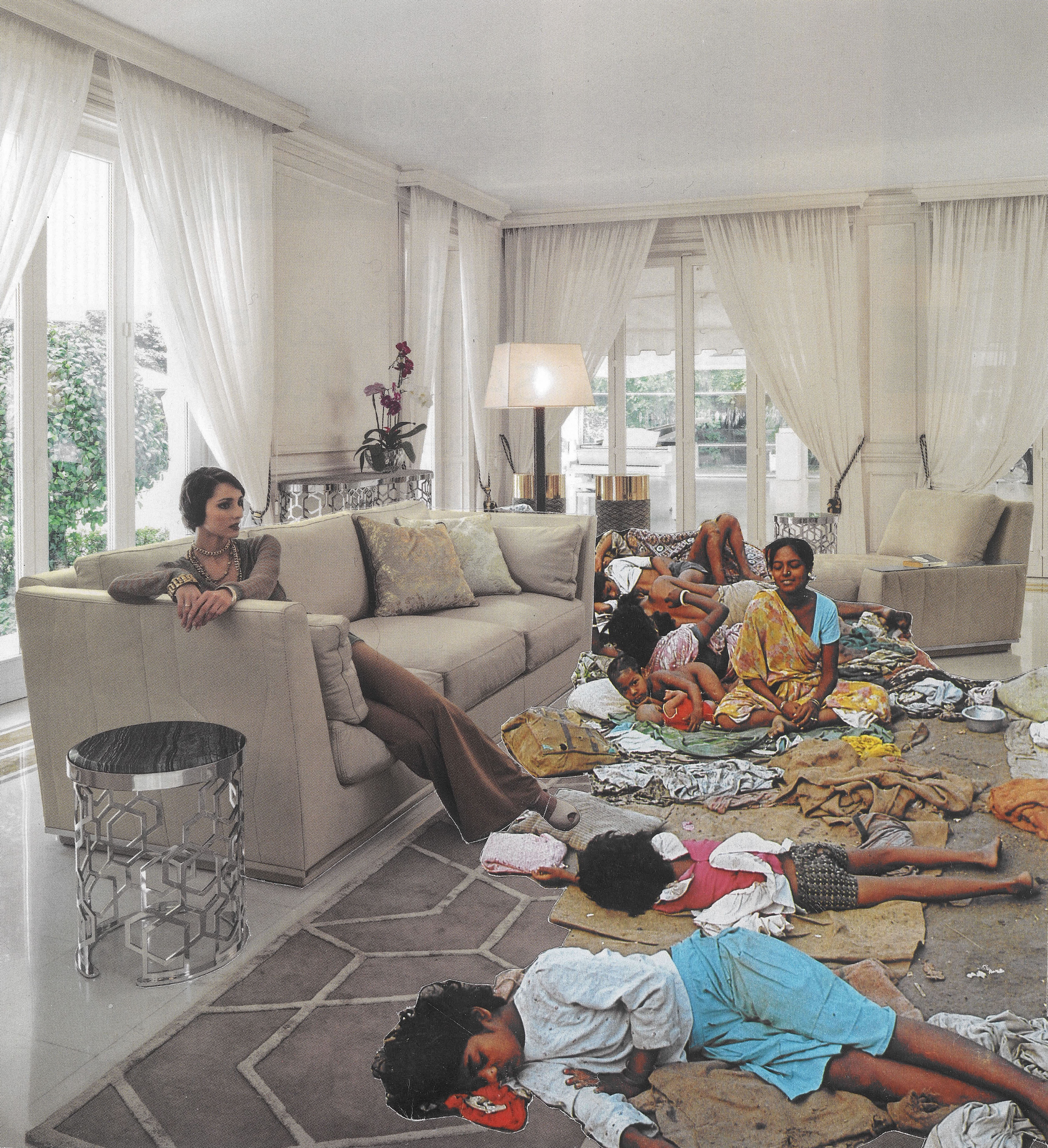 Luxury Homes of Tomorrow, 2014, photomontage, 26 x 34.5 cm