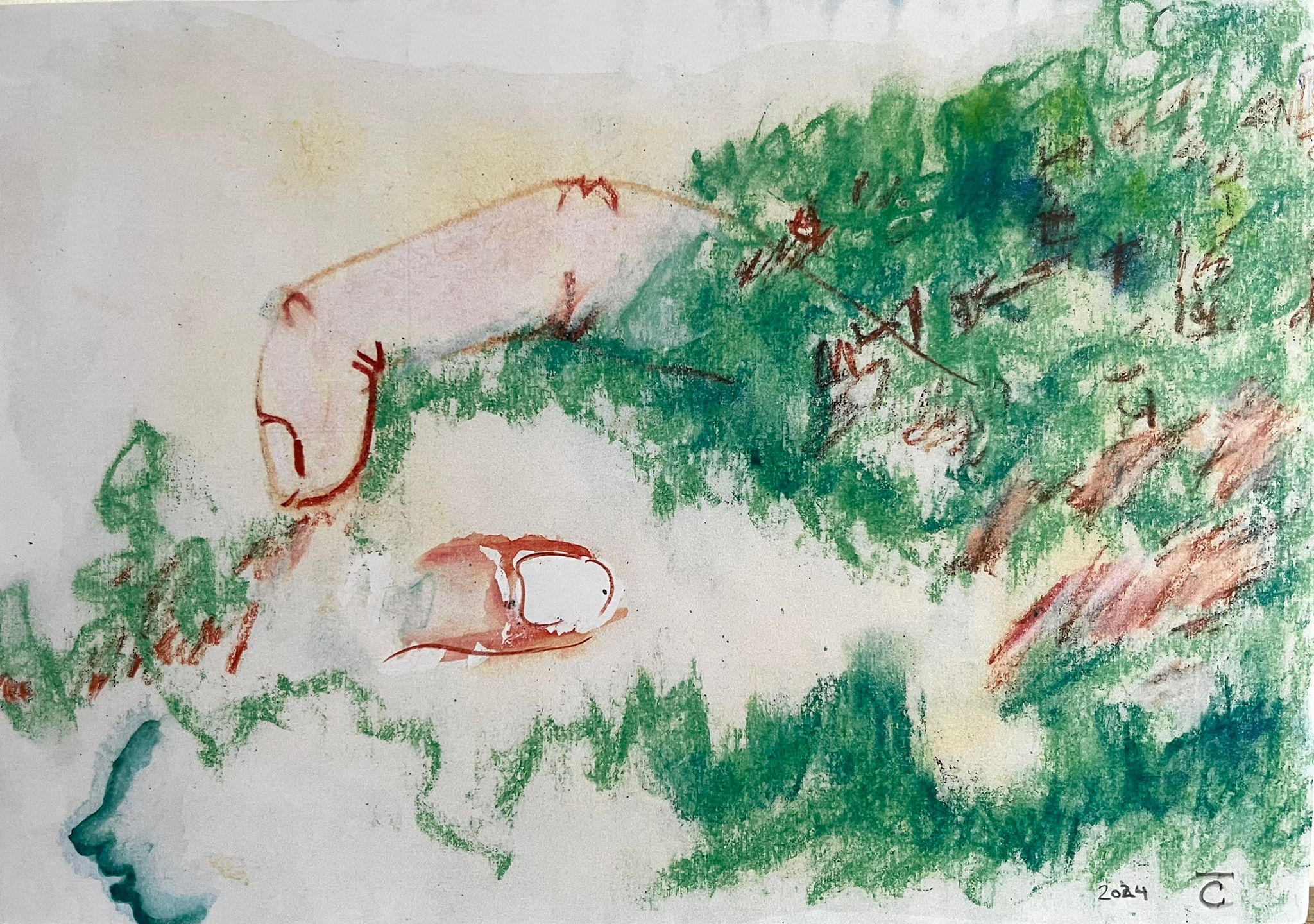 Theresa Caruana 2024-5 Untitled Colour Photocopy on foam core 21 x 29.7 cm £25