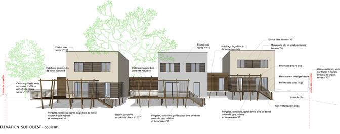 3 MAISONS BIOCLIMATIQUES — Md-architecte.com