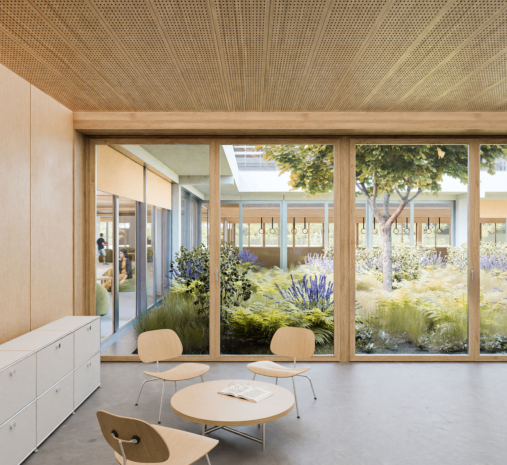 Gynmasium Neufeld, Bern - Wettbewerb / gfa