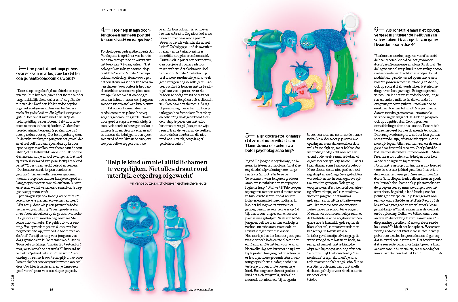 "Help ik heb een puber in huis" for Knack Weekend - 2023