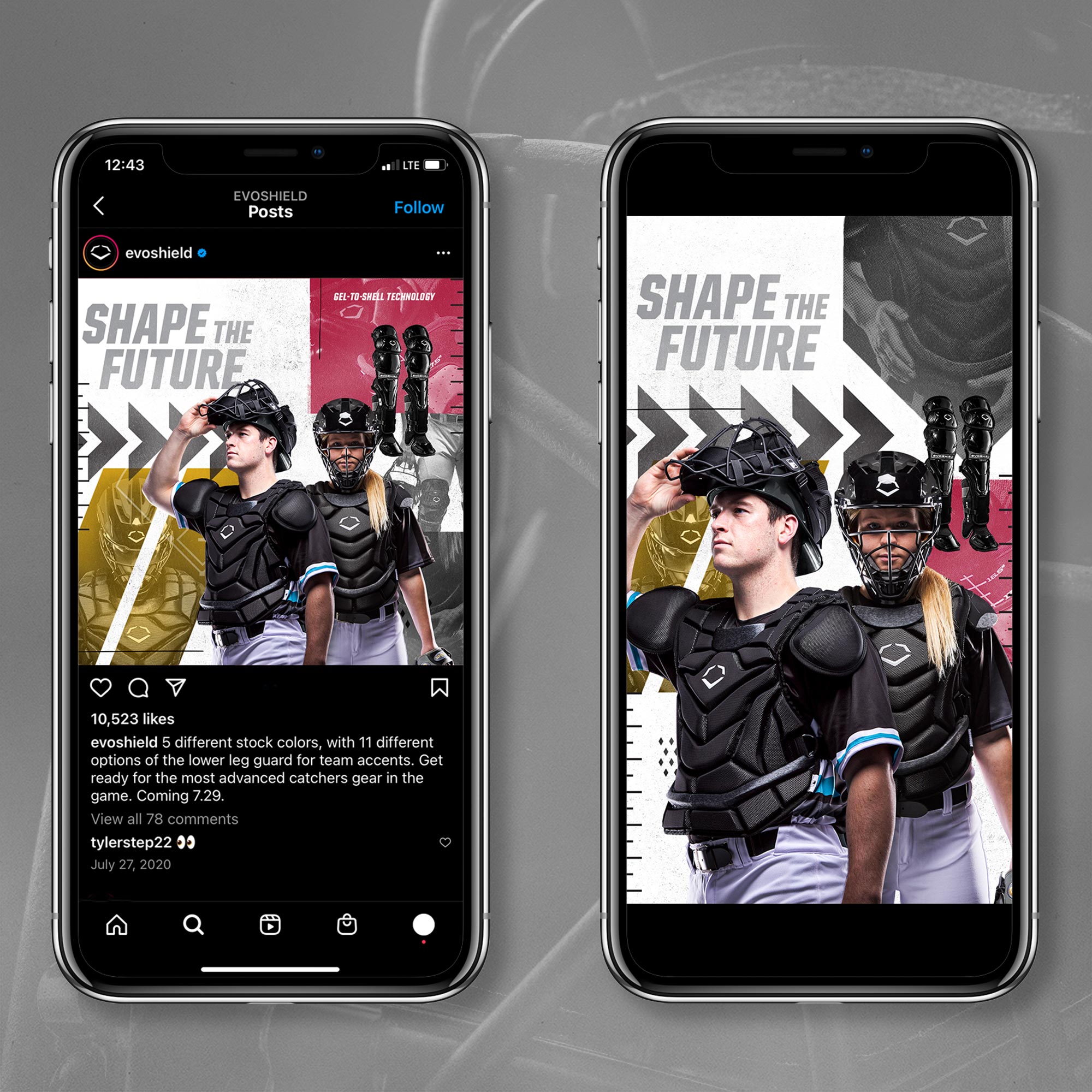 EvoShield Catcher s Gear Campaign Mike Gamboa Design