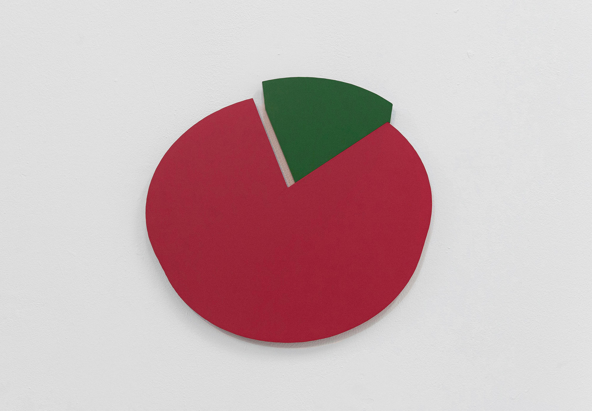 19%, painted acrylic glass