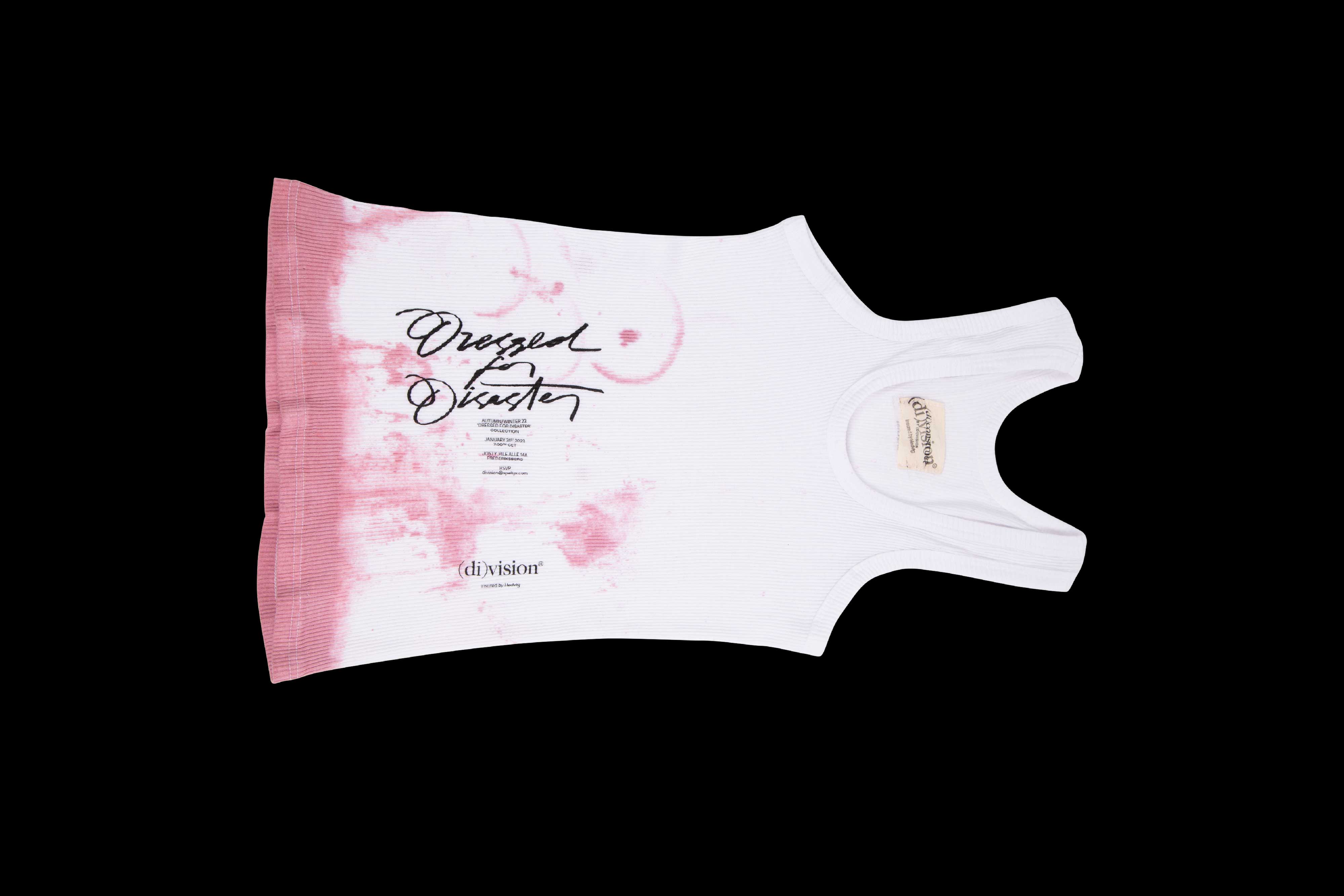 Custom winestained tank top/tote bag