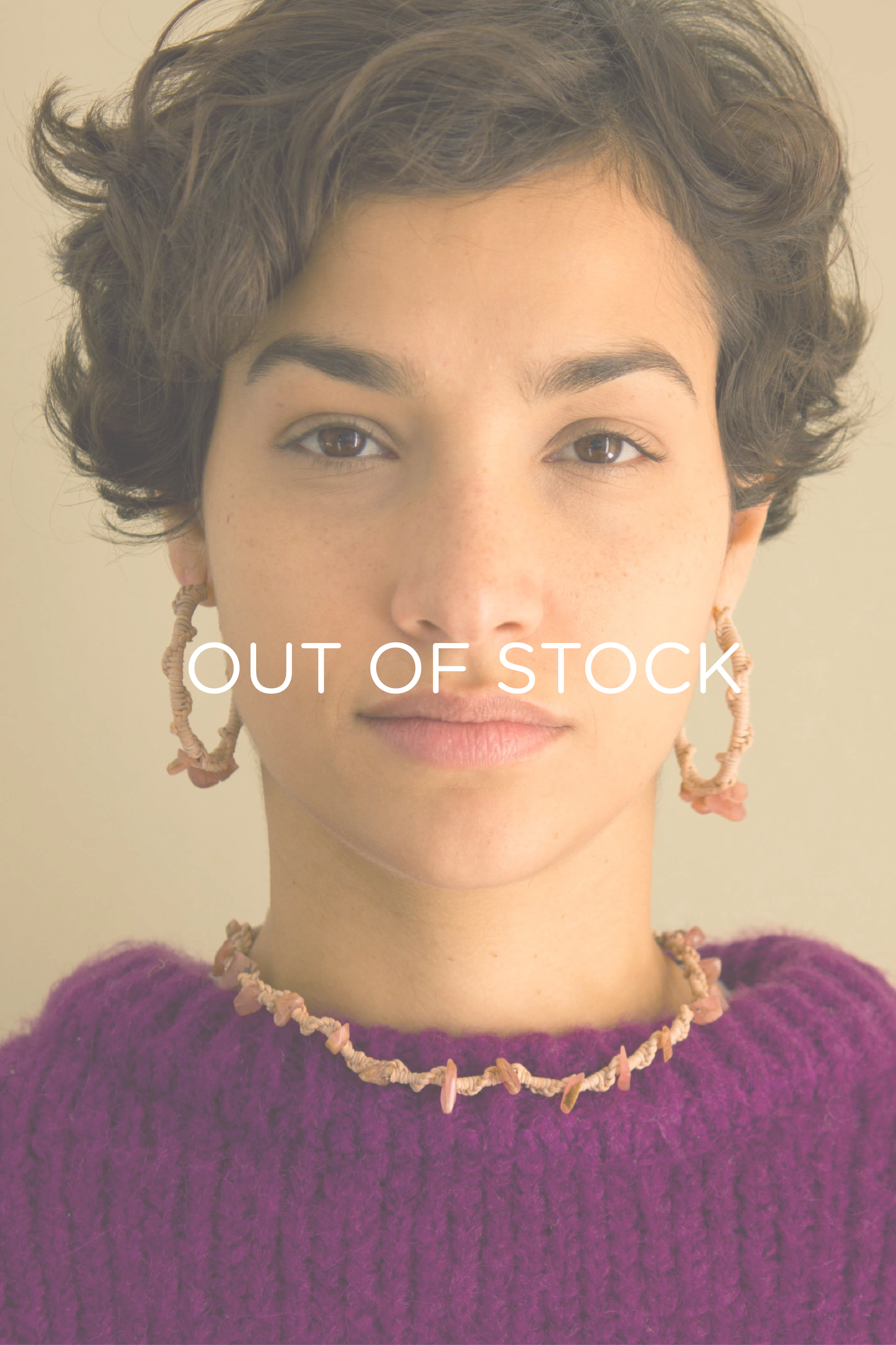 NUNA NECKLACE [ naturale & rhodochrosite ] €42