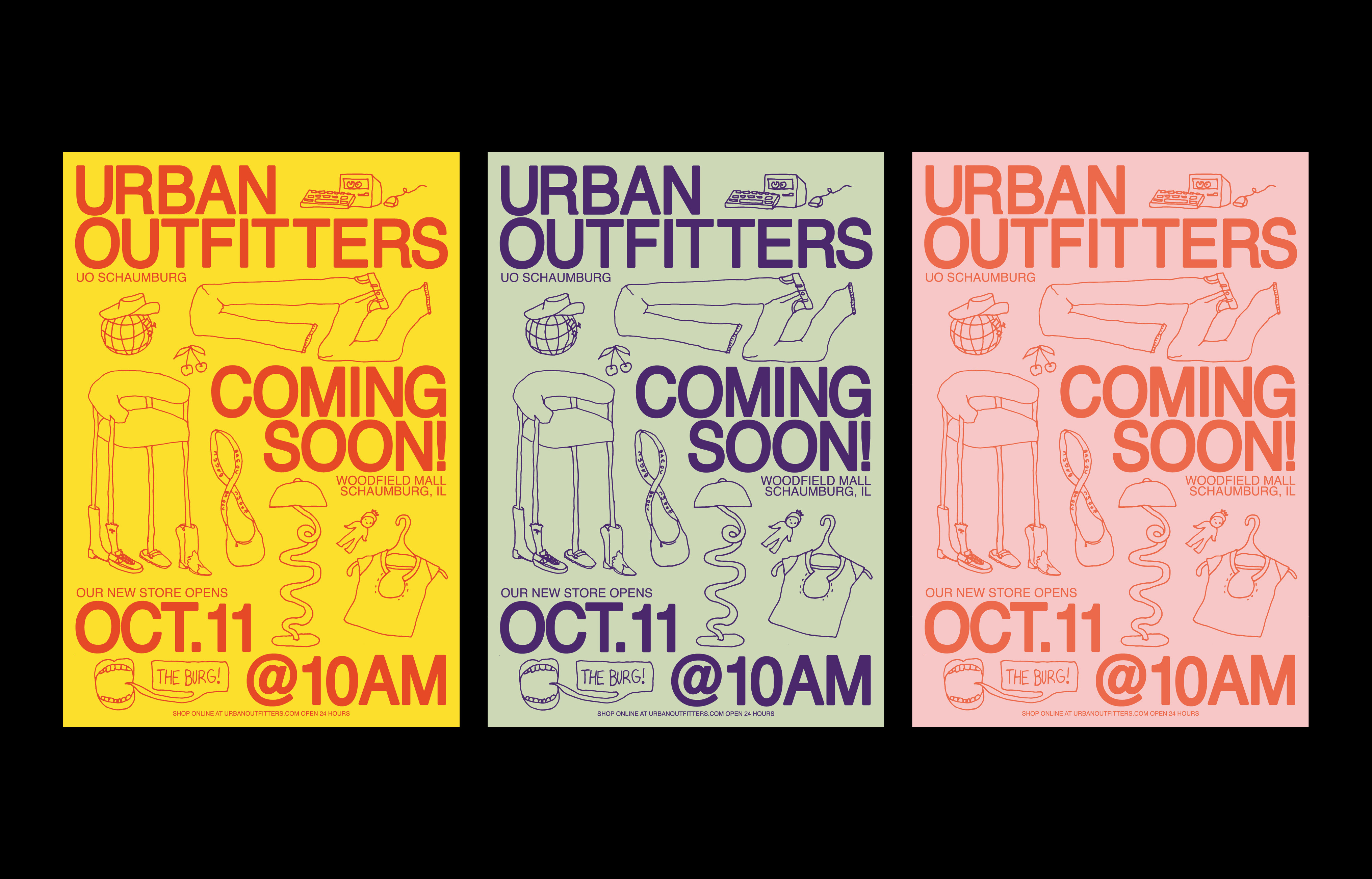 Schaumburg New Store Opening Posters