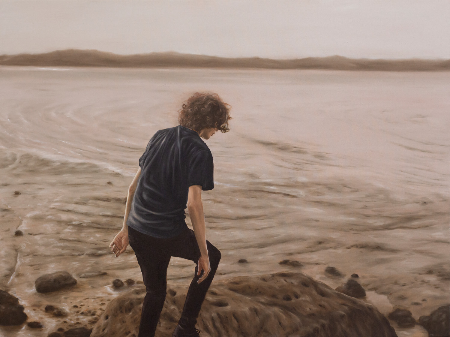 Coasting, Oil on Canvas, 750 x 1000mm, 2020