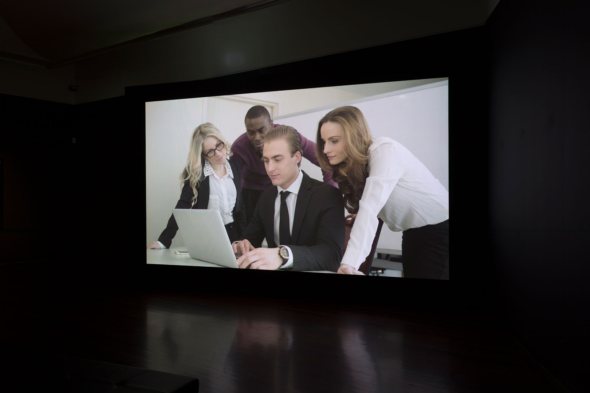 La Perruque Guirguis New Art Prize, Ballarat Gallery 2019 Video projection onto free standing wall