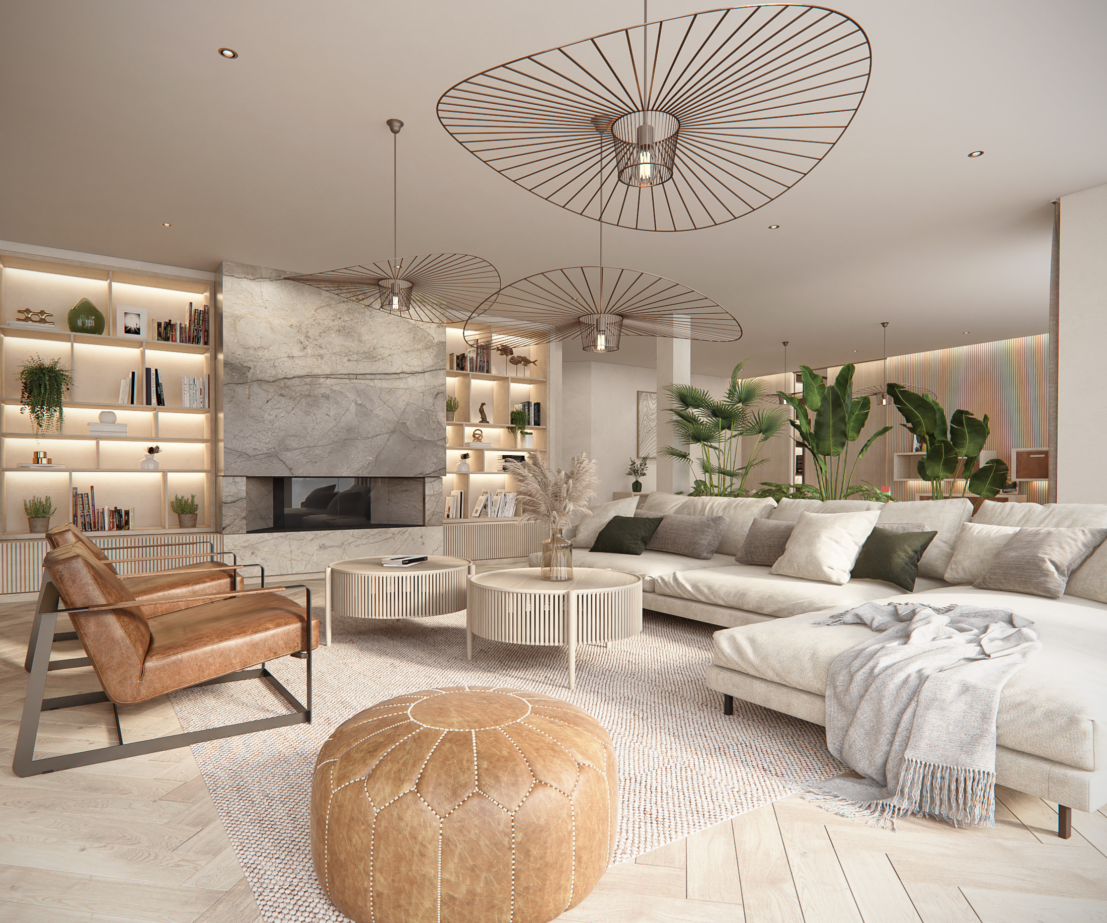 Rendering Wohnraum
