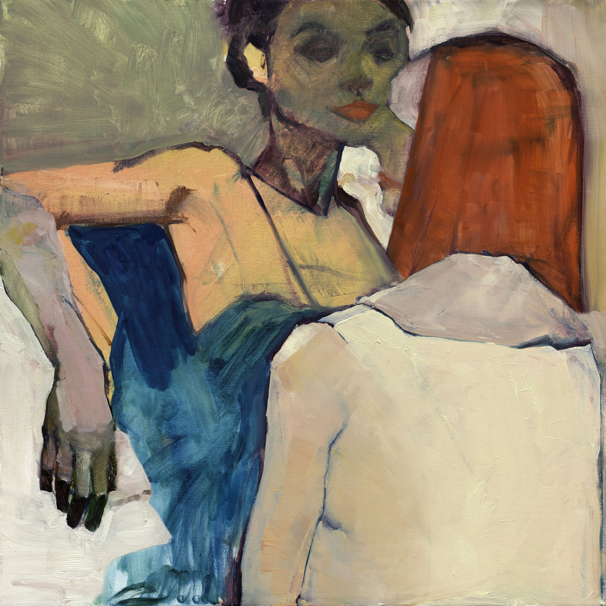 Couple 24x24 oil on canvas 2006