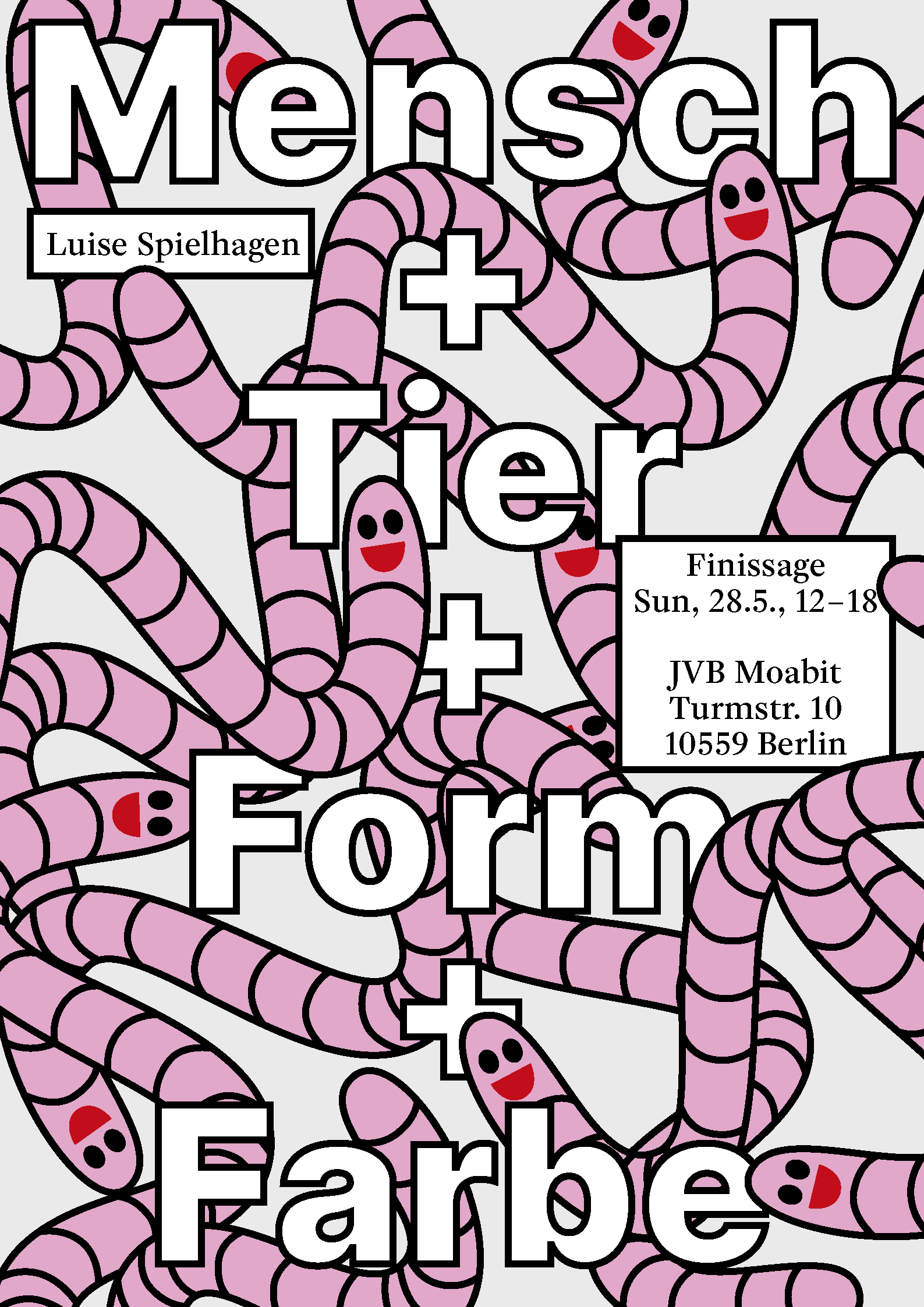 Poster for Solo Exhibition at JVB Moabit 2023