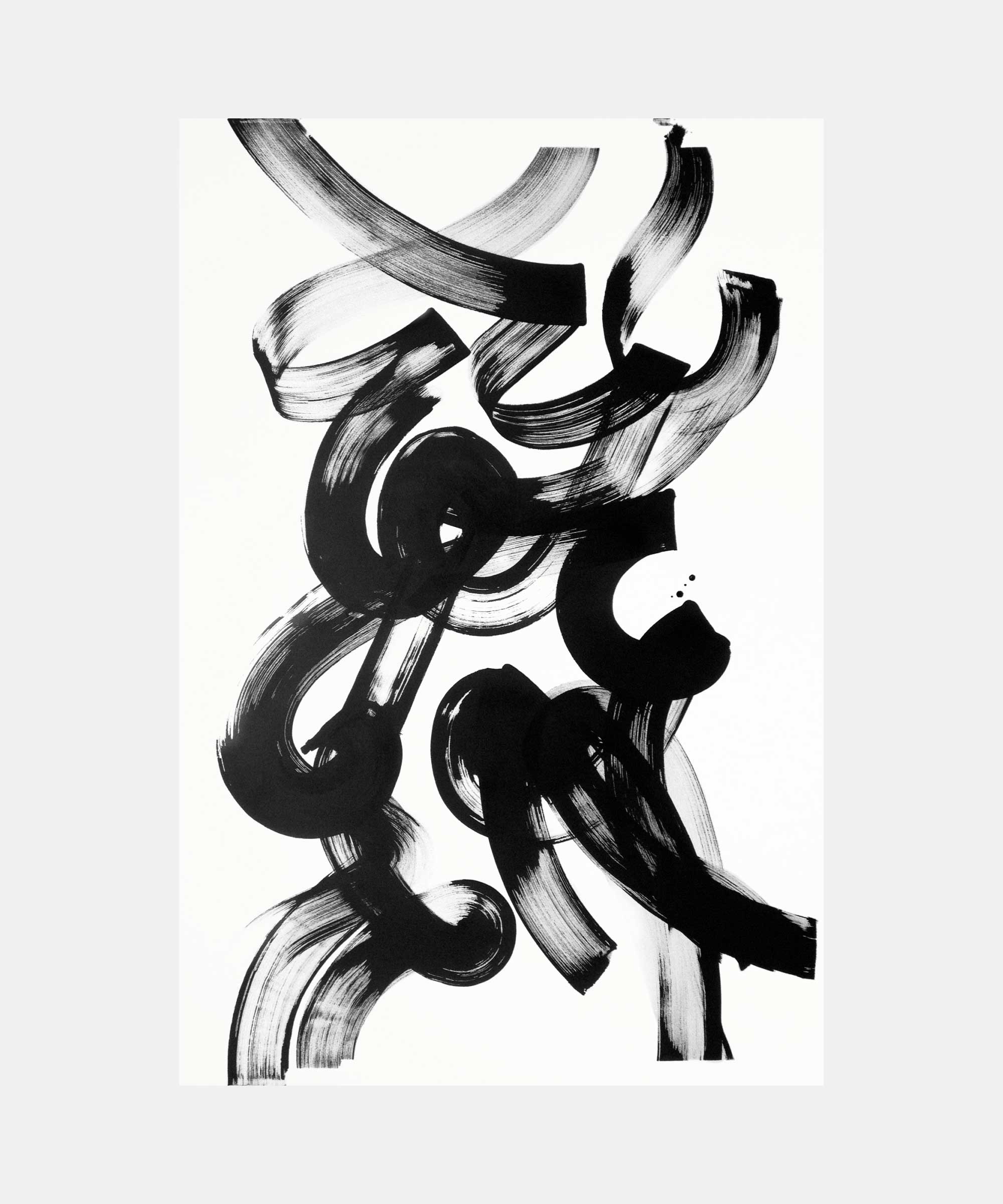 Improvisation, 2014. Ink on paper, 90&#160;x&#160;120&#160;cm.