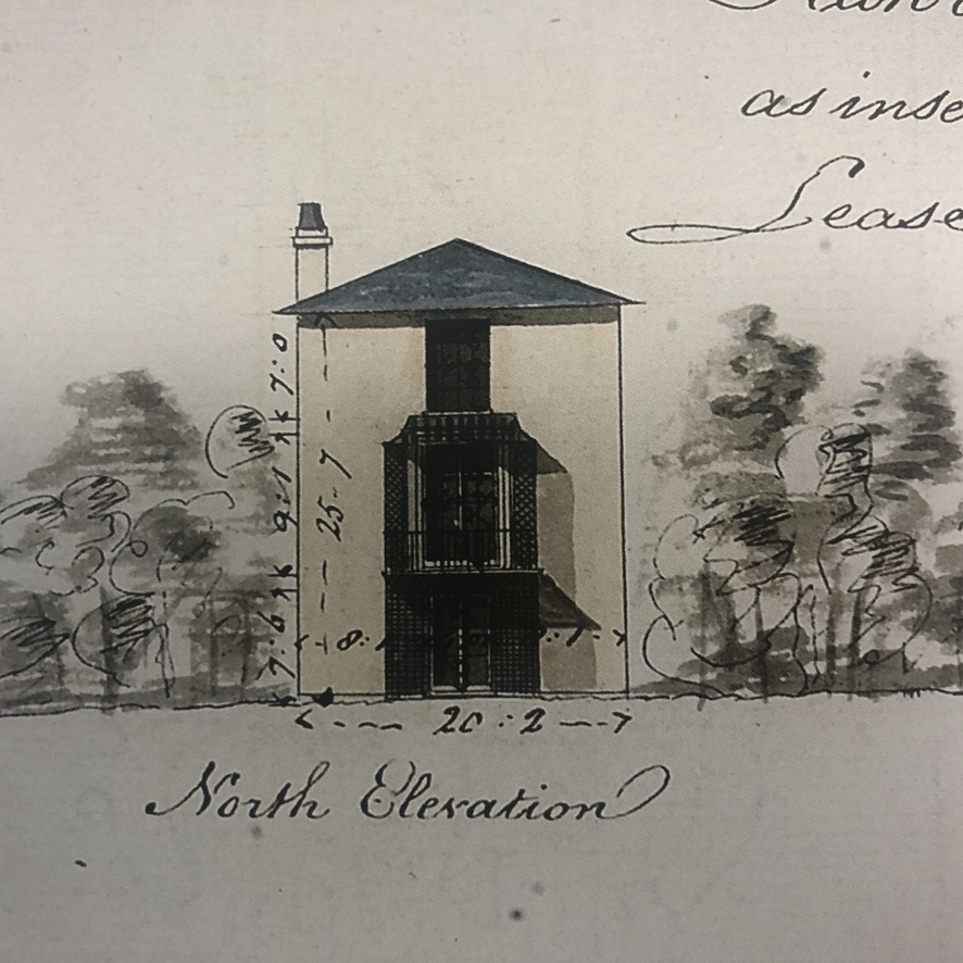 (37) North Elevation, Alpha Cottages
