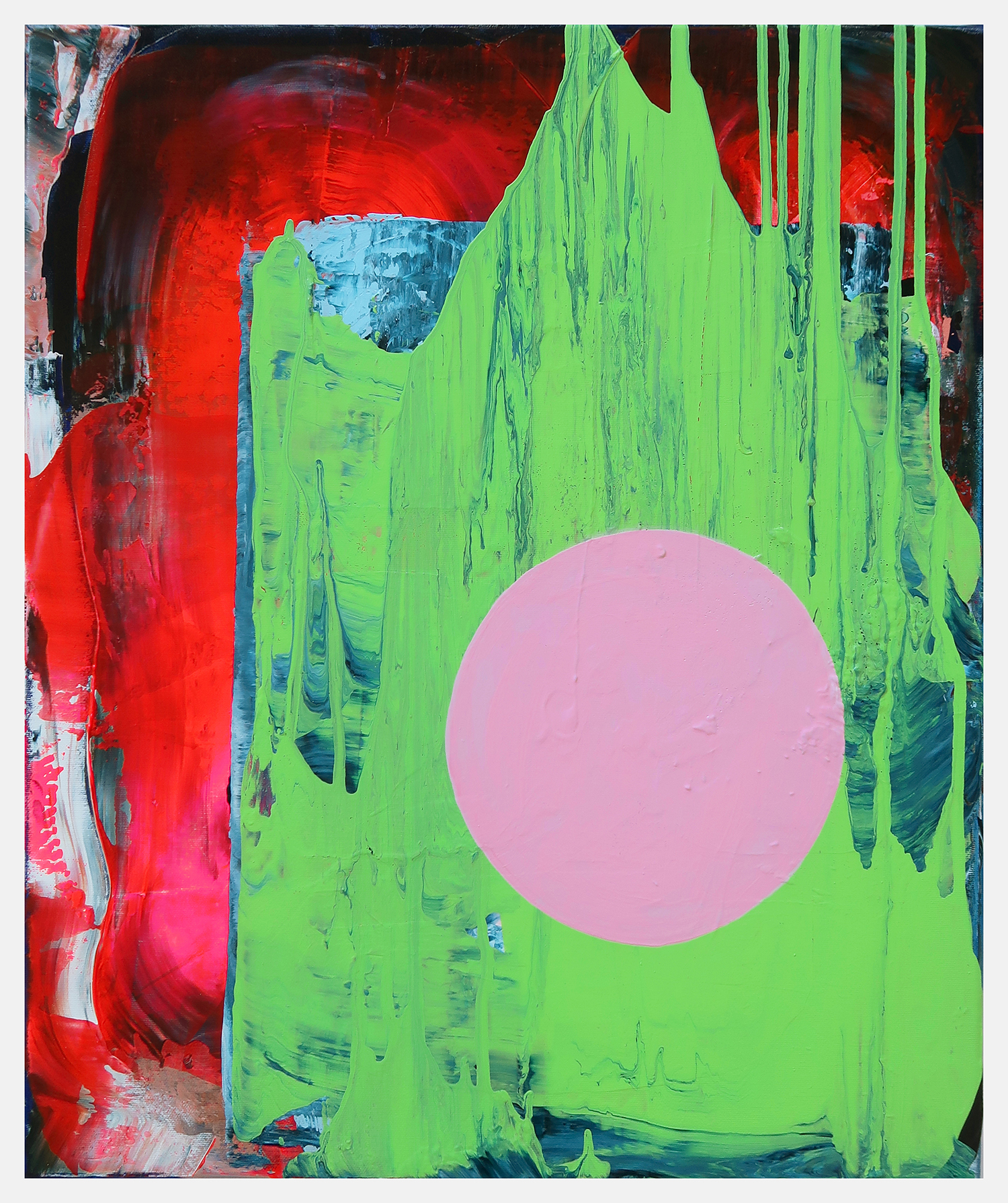 Untitled 574, 2021, Acrylic on canvas, 60x50cm