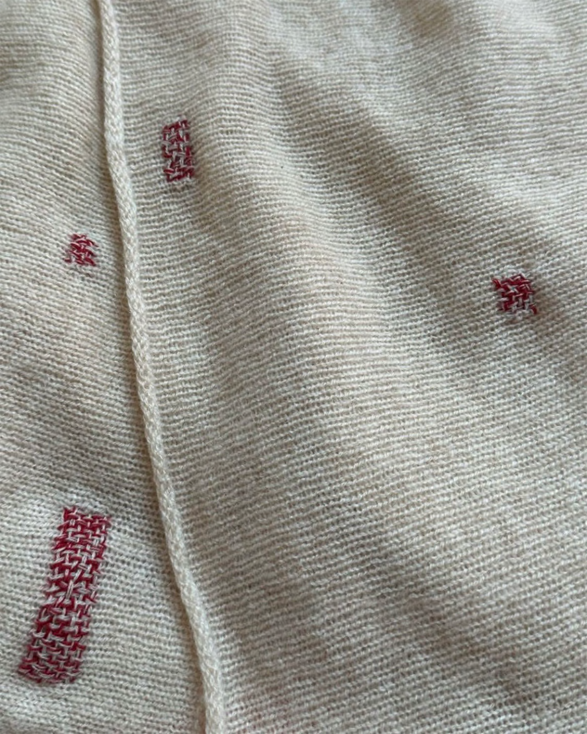 Multi-color Darn Patches for Evan Joan Repair