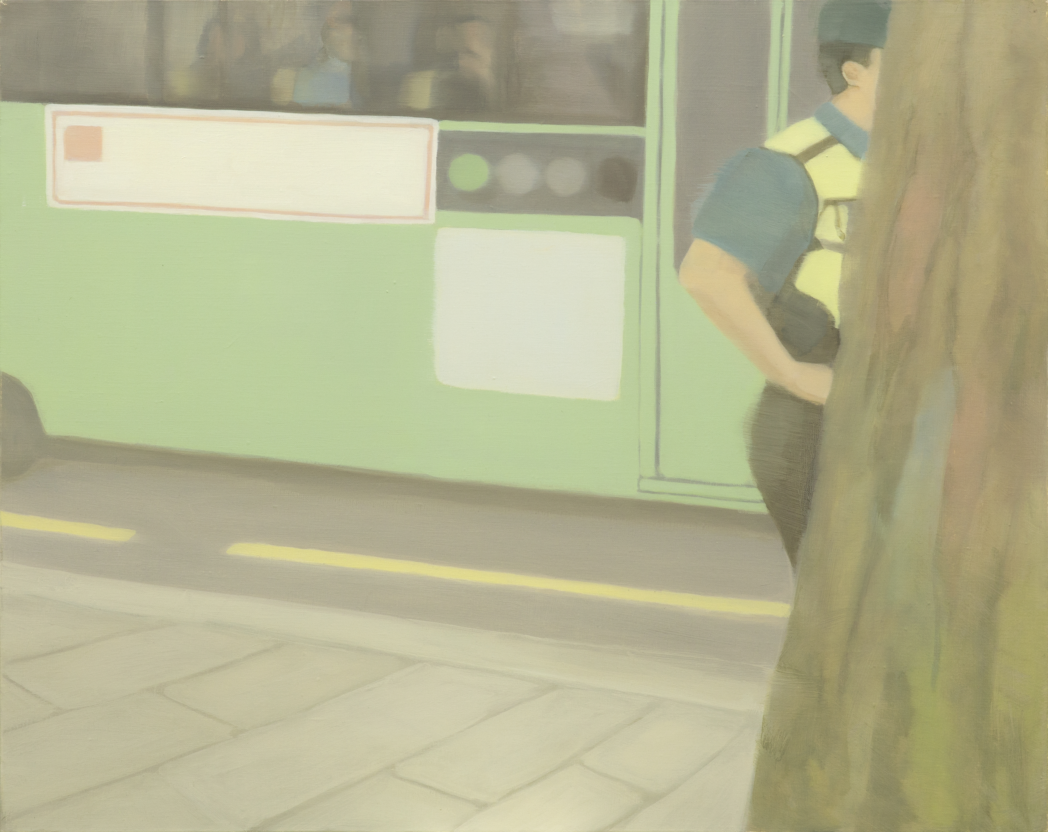 With Tree, Oil on canvas, 72.7 X 90.9cm, 2020