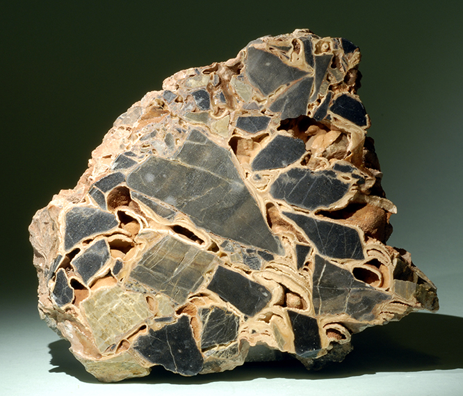 Sedimentary rock yellow