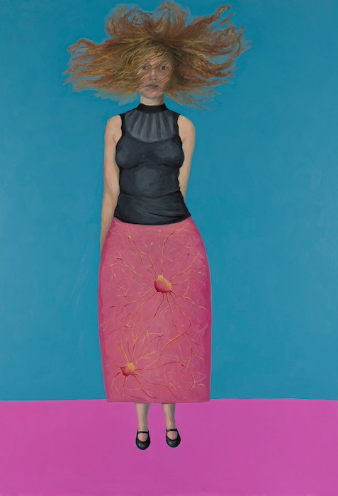  NEURONI SPECCHIO   2023 olio su tela cm 190x130