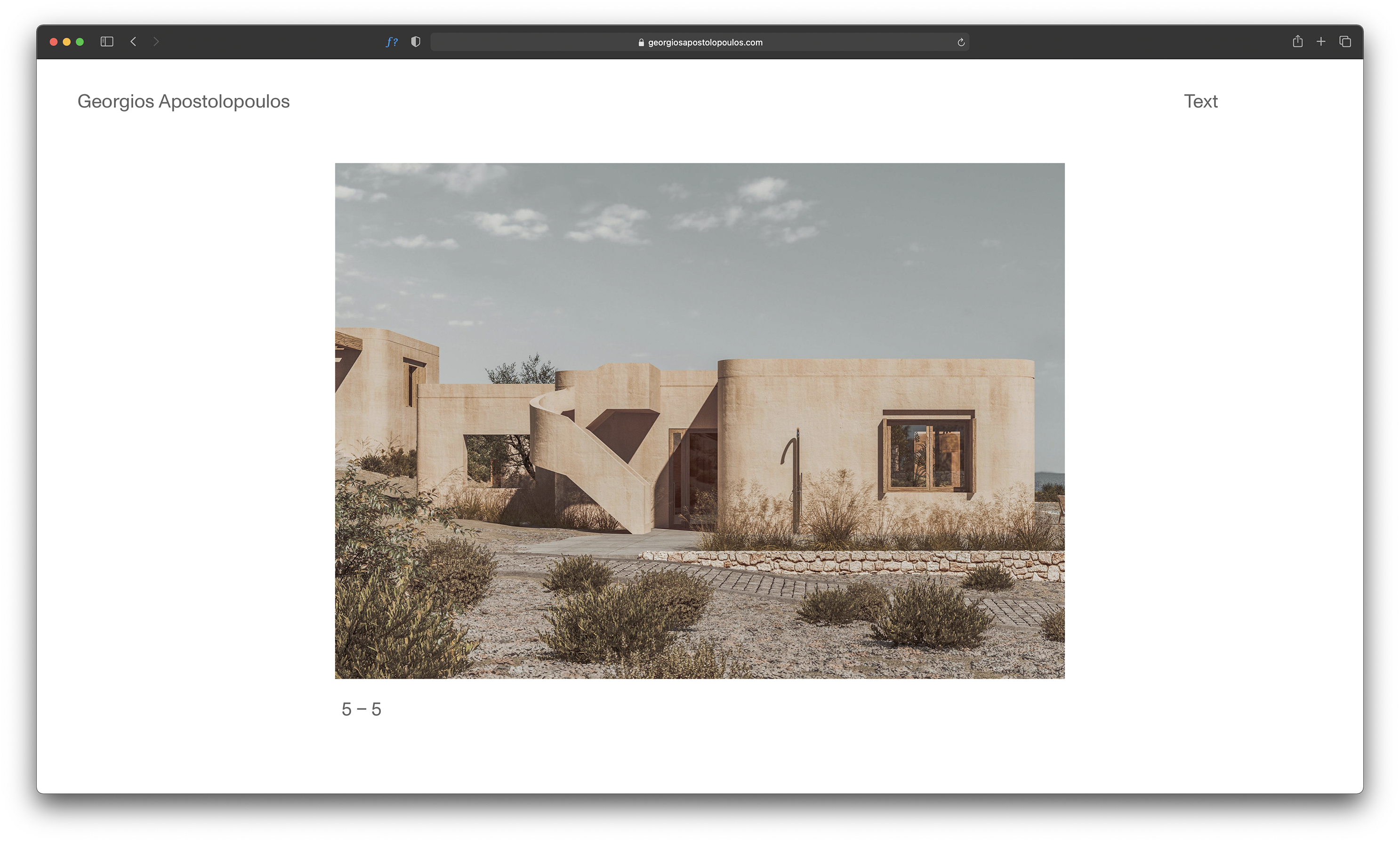 GA Architects Website