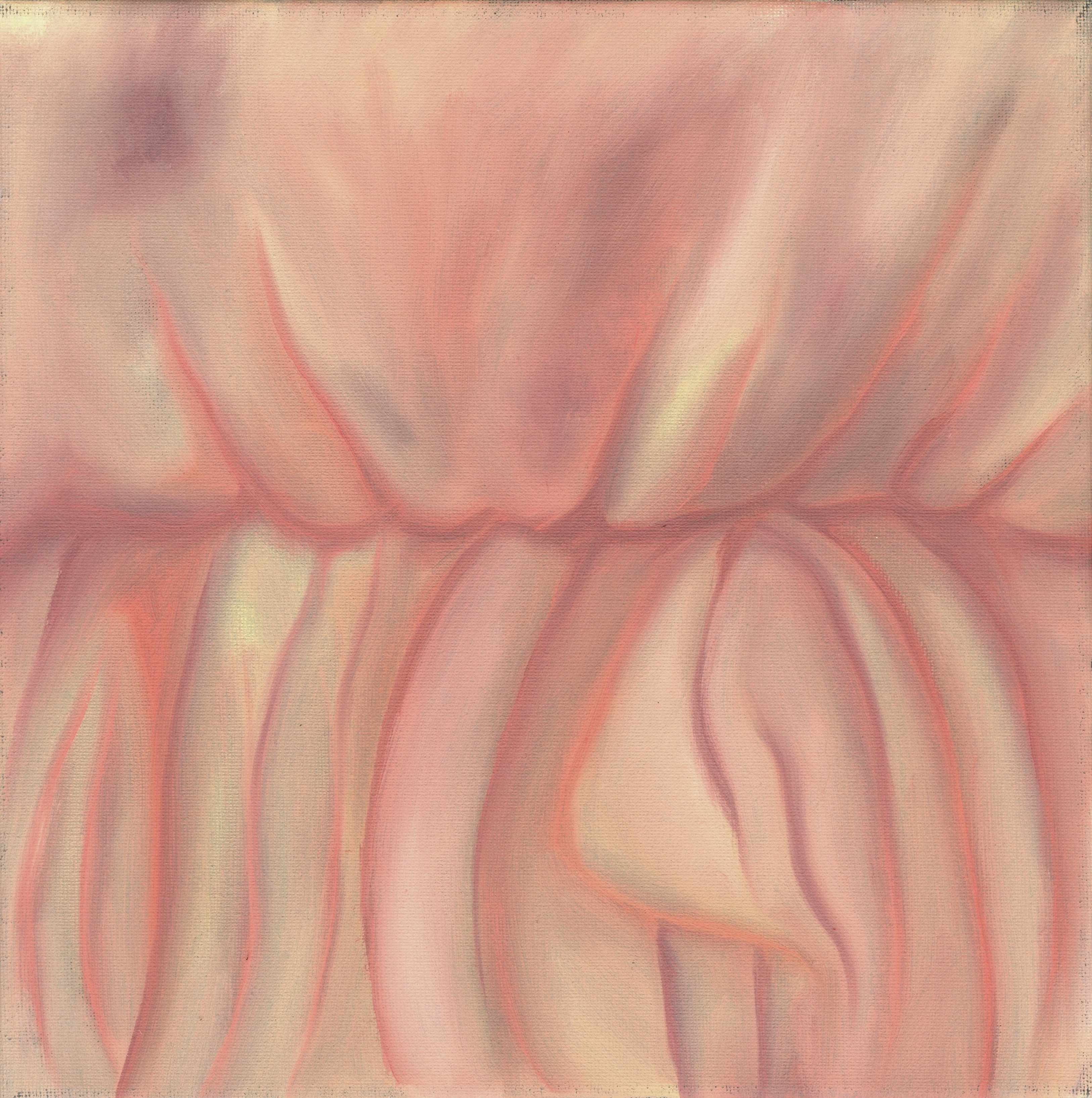 Pursed Lips, oil on canvas, 30 x 30cm, 2018