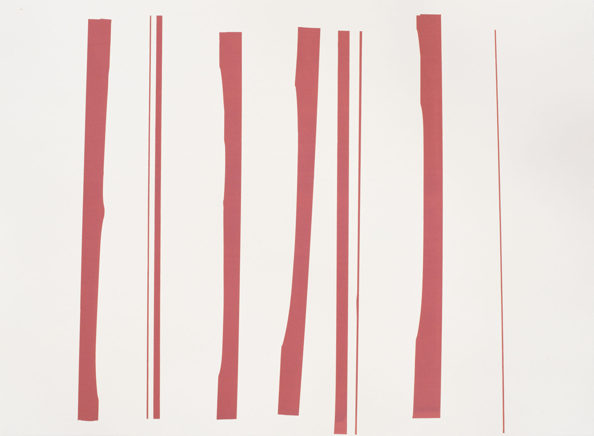 Untitled, 2010, Silkscreen (gouache) on Fabriano Rosaspina-white paper, 74 x 54 cm