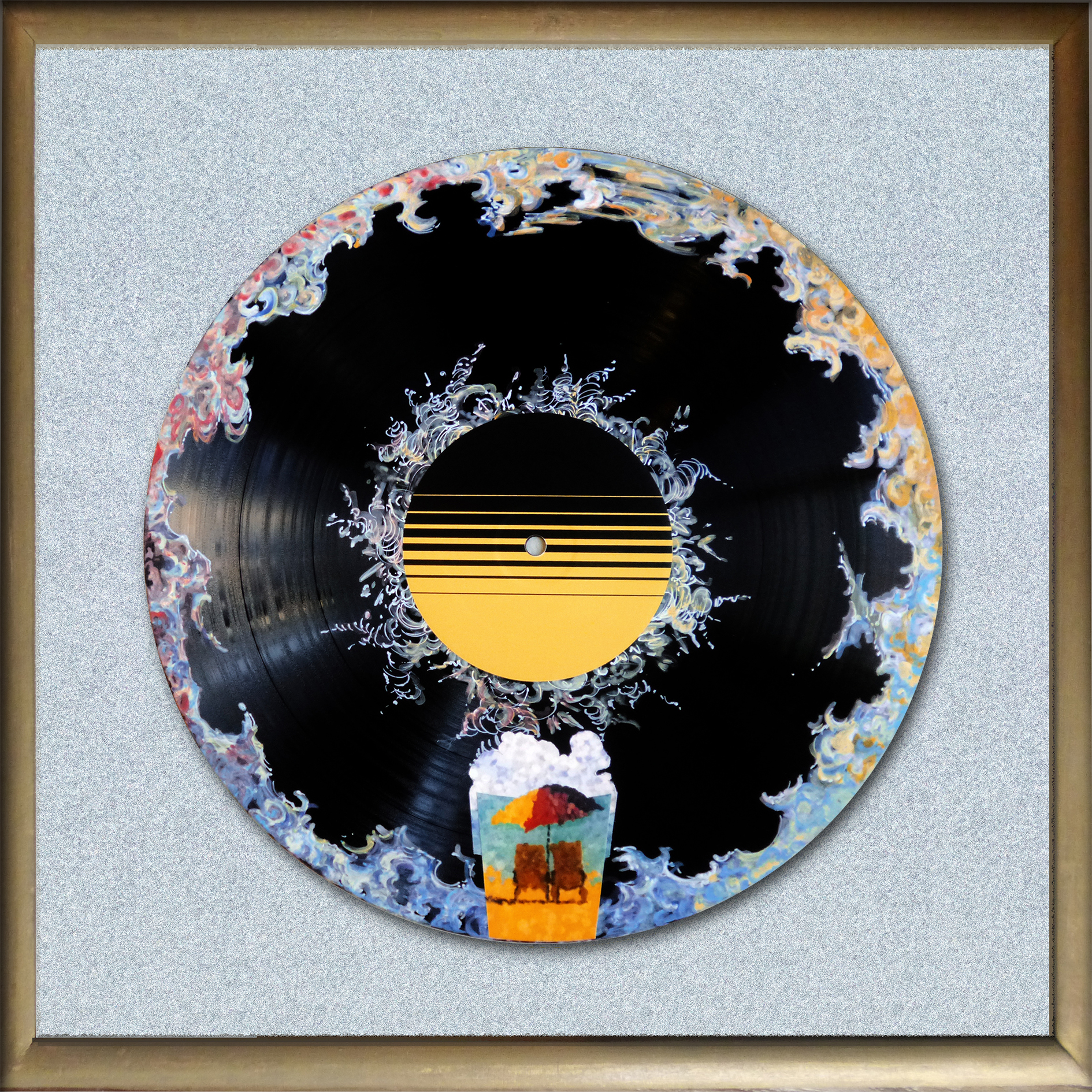 COVINYLE COLLECTION 2020, Série A, no.20, ø 33cm, 46x46cm