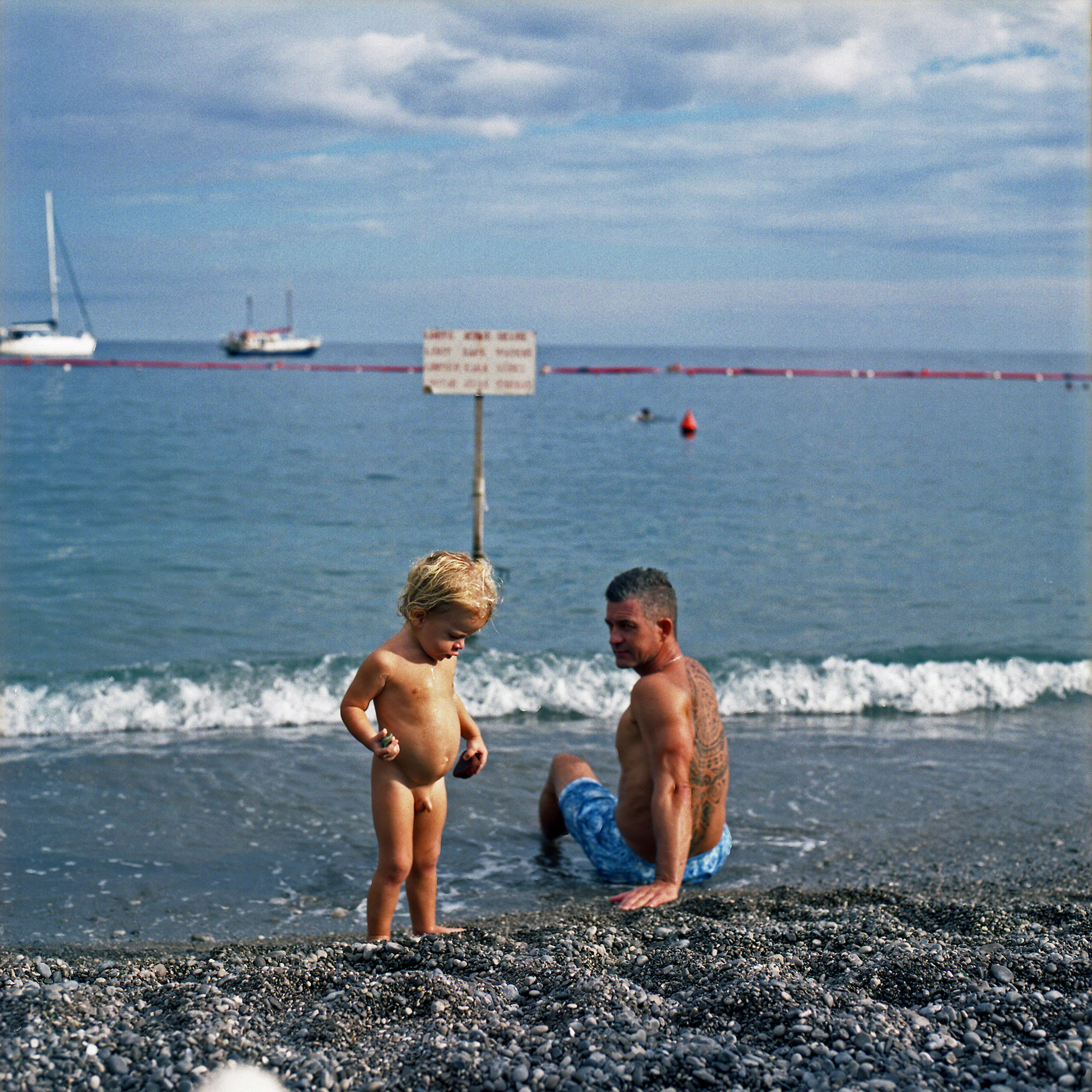 Dad with Son, Amalfi Coast, 2018