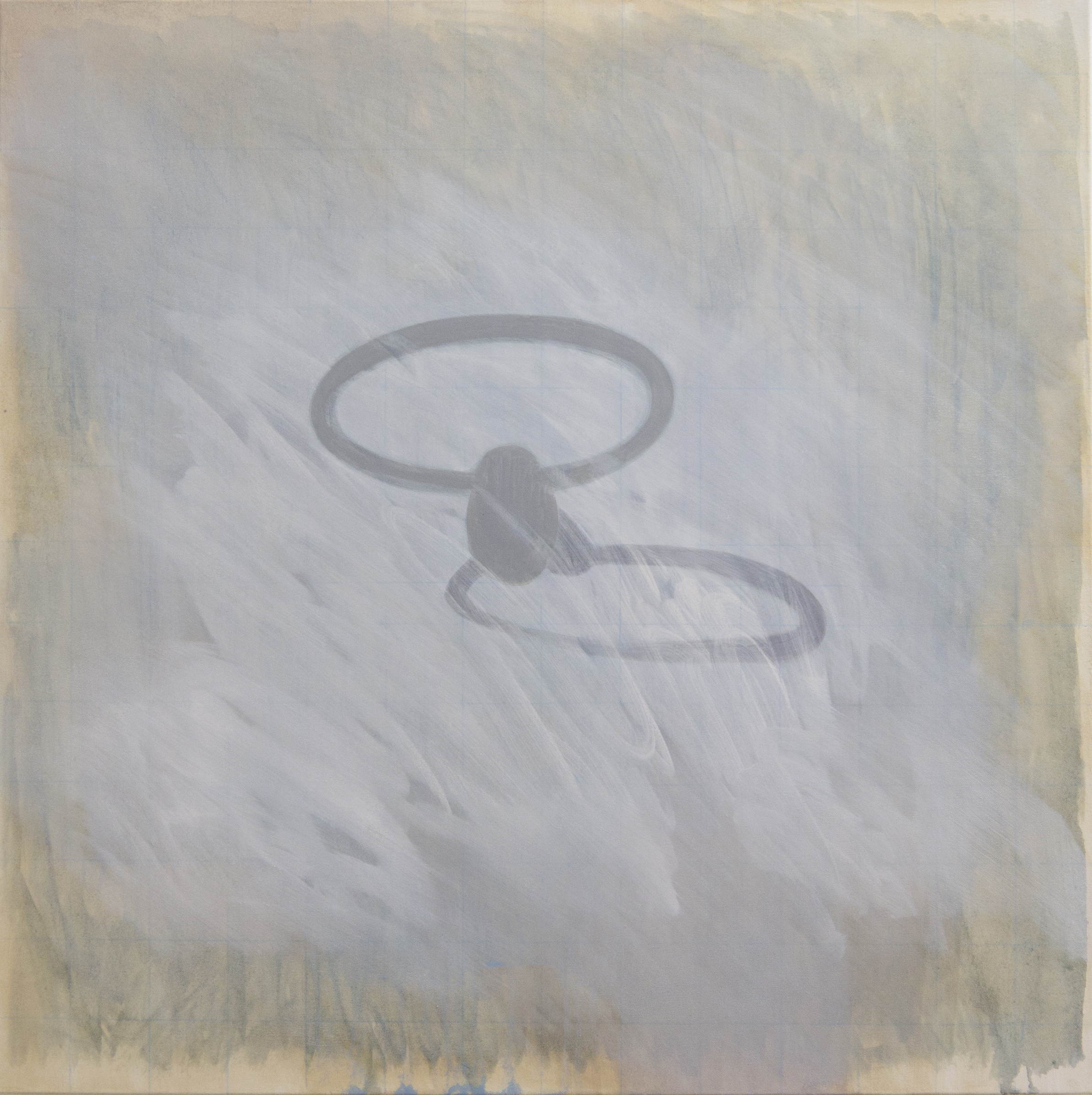 Fying III, 2019-2020, oil on canvas, 92x92cm