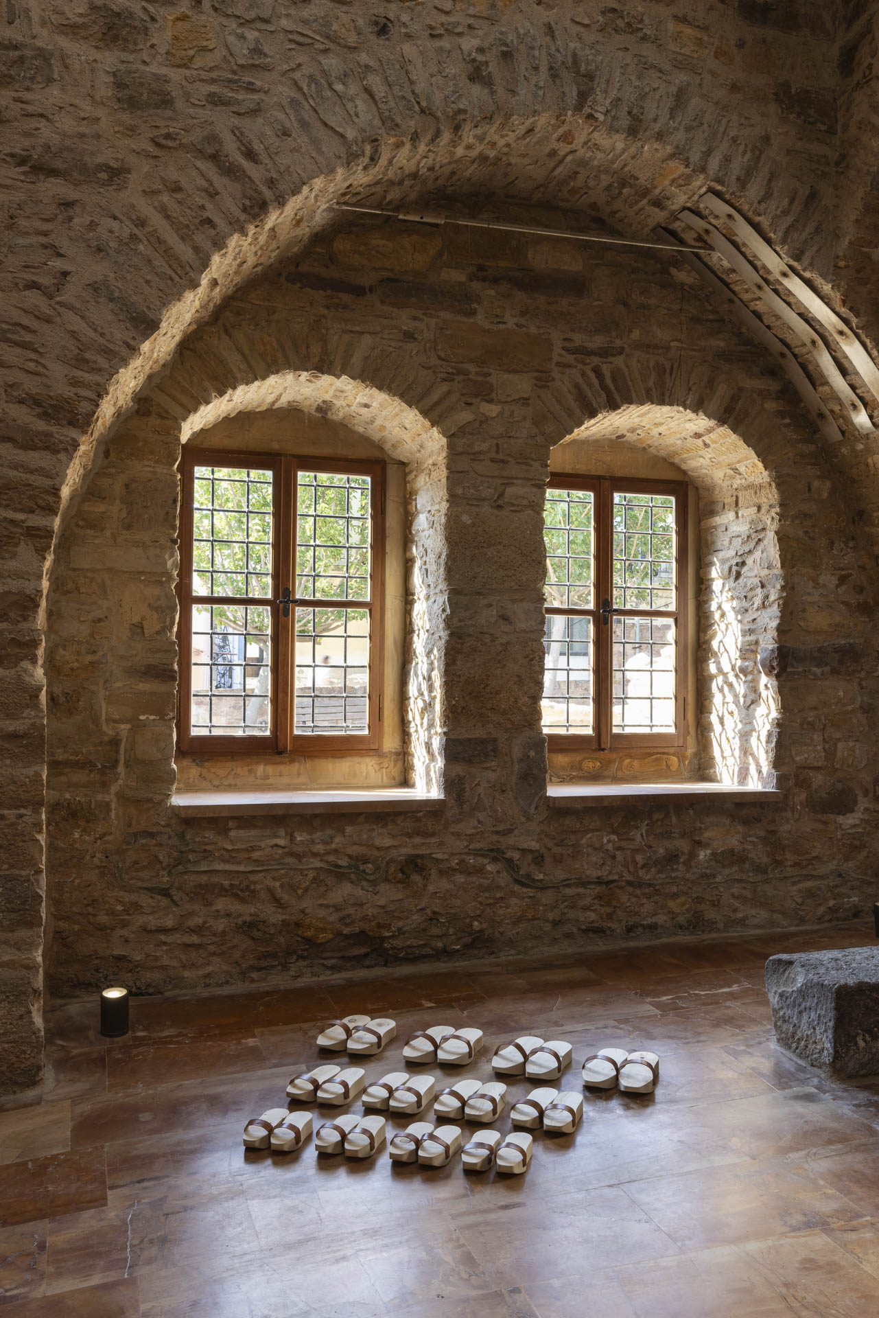 Mounira al Solh, Clogged, 2023, New commission for My Past is a Foreign Country exhibition Courtesy of the artist, DEO projects and Sfeir-Semler Gallery, Athens, Photo: Nikos Alexopoulos 