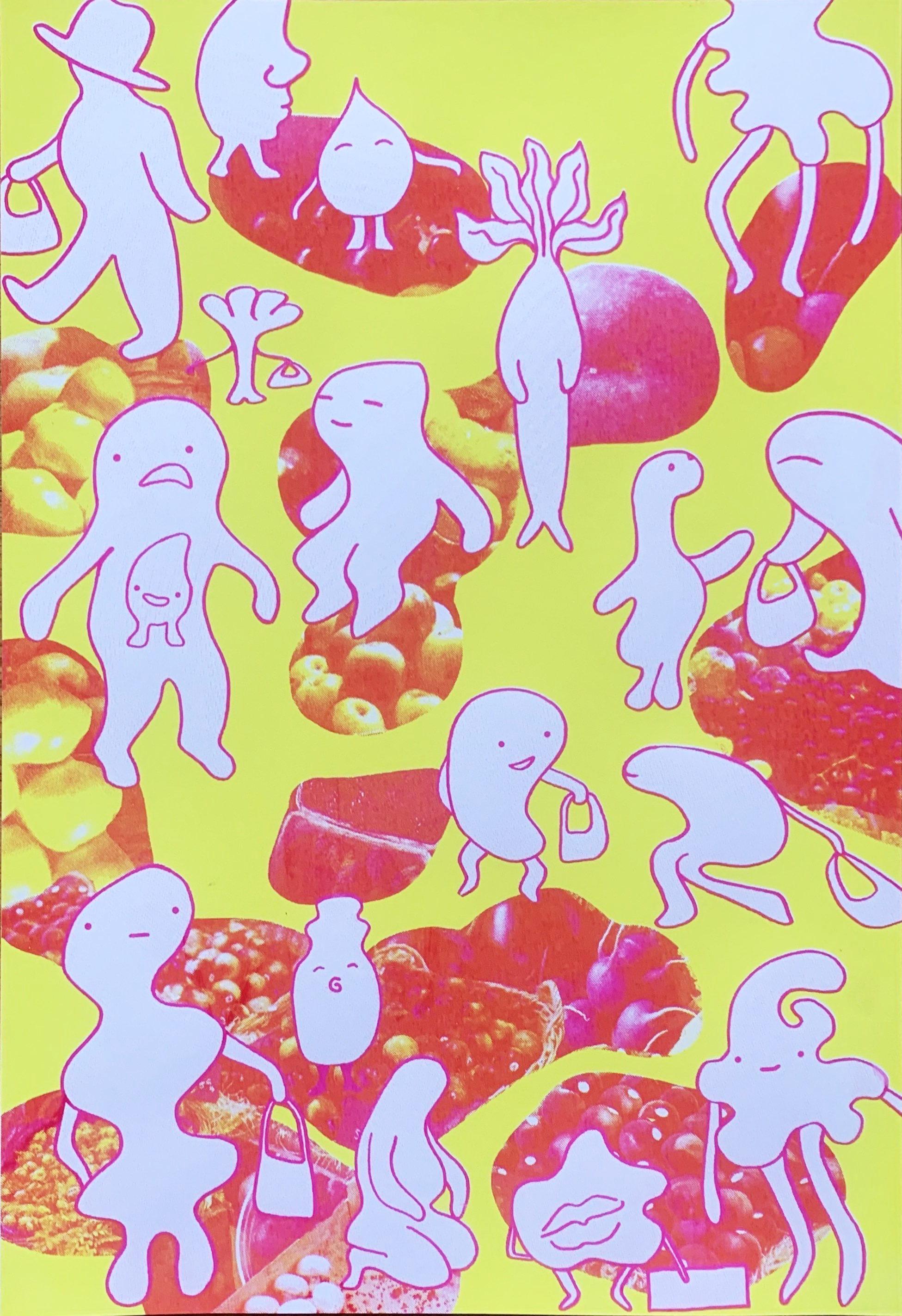 collaboration print, 2020, silkscreen, 13" x 19"