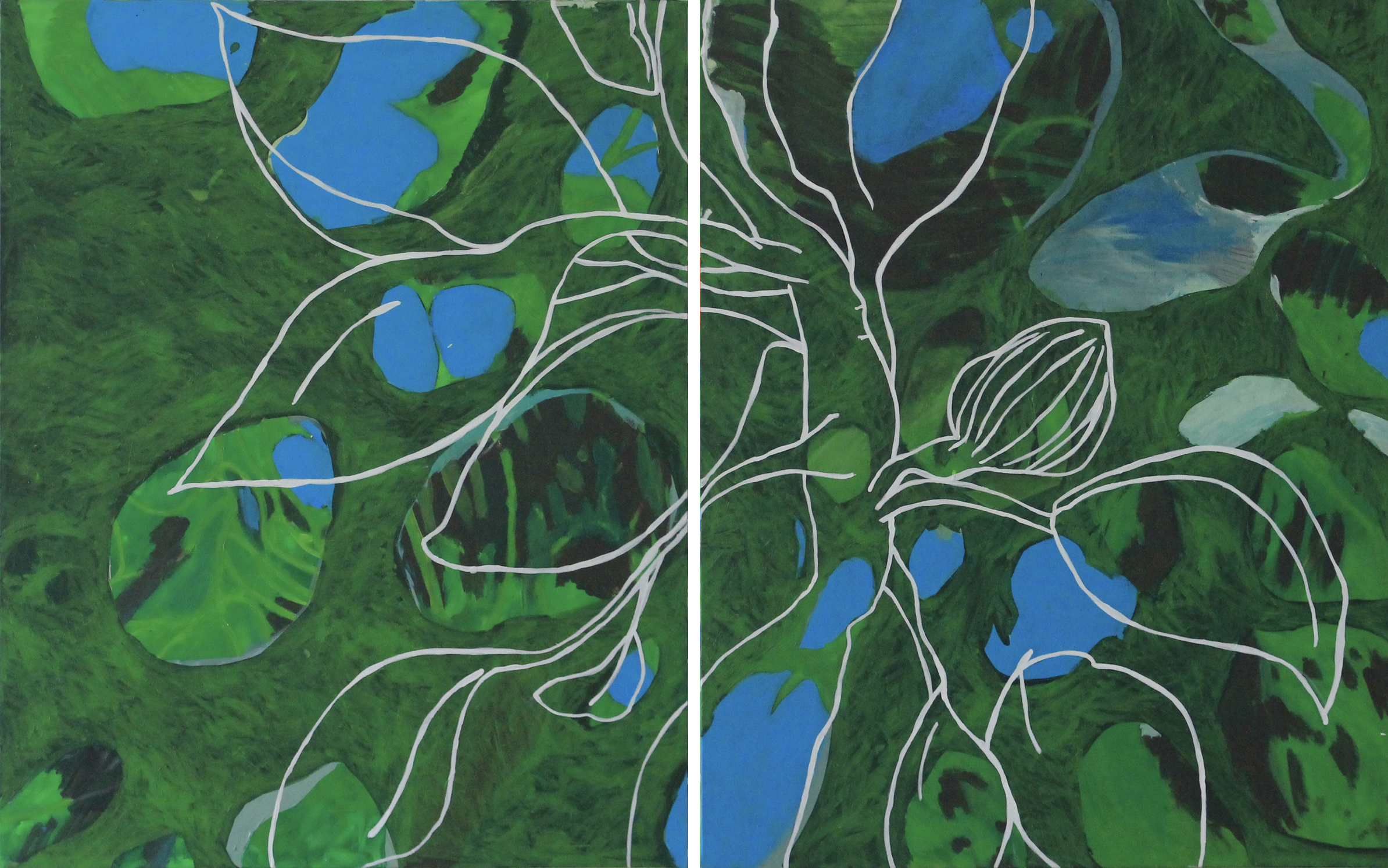 Chlorophylle, 2019, 92x150cm