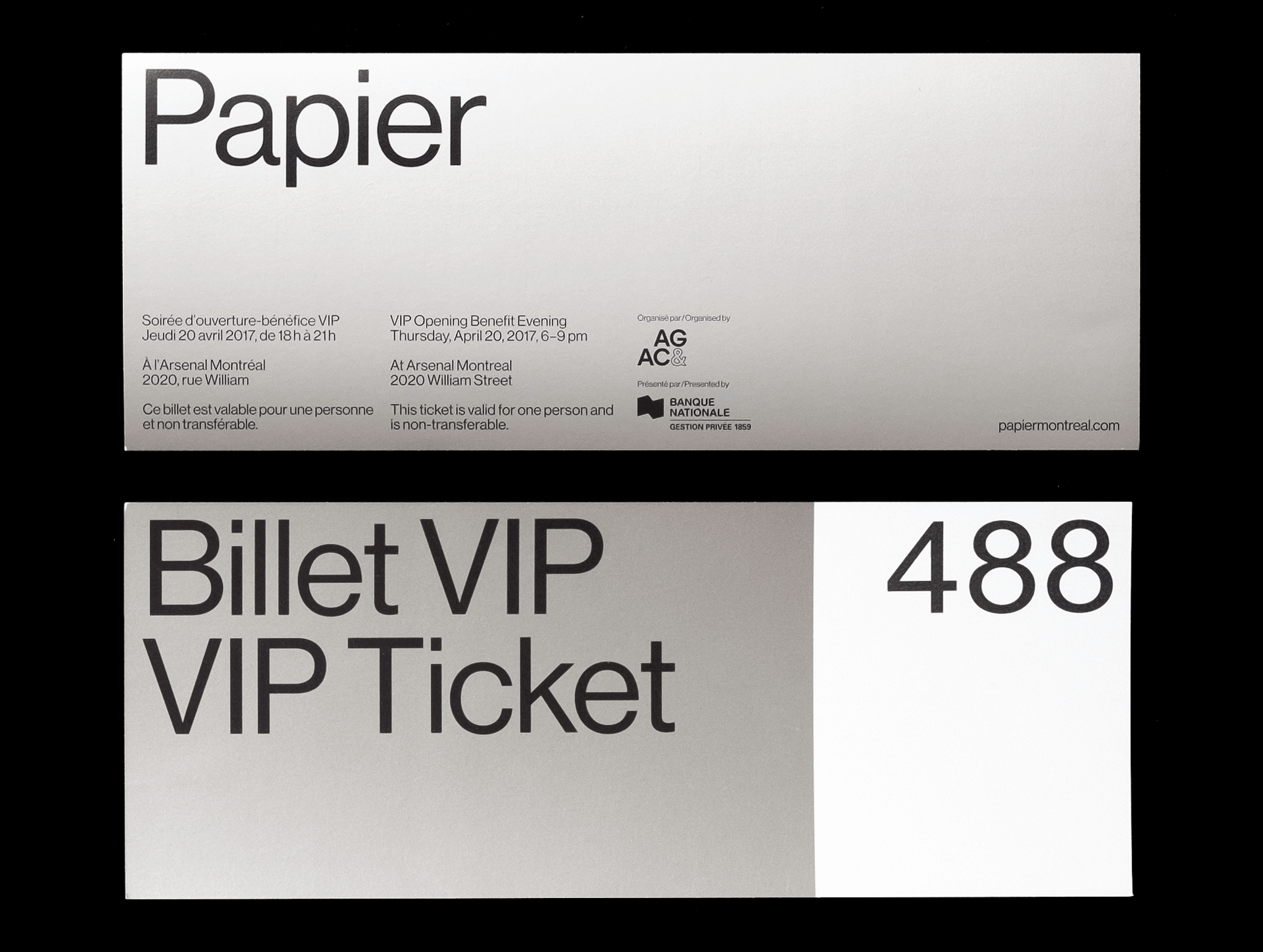 Papier Art Fair, Rebrand. Designed at Principal