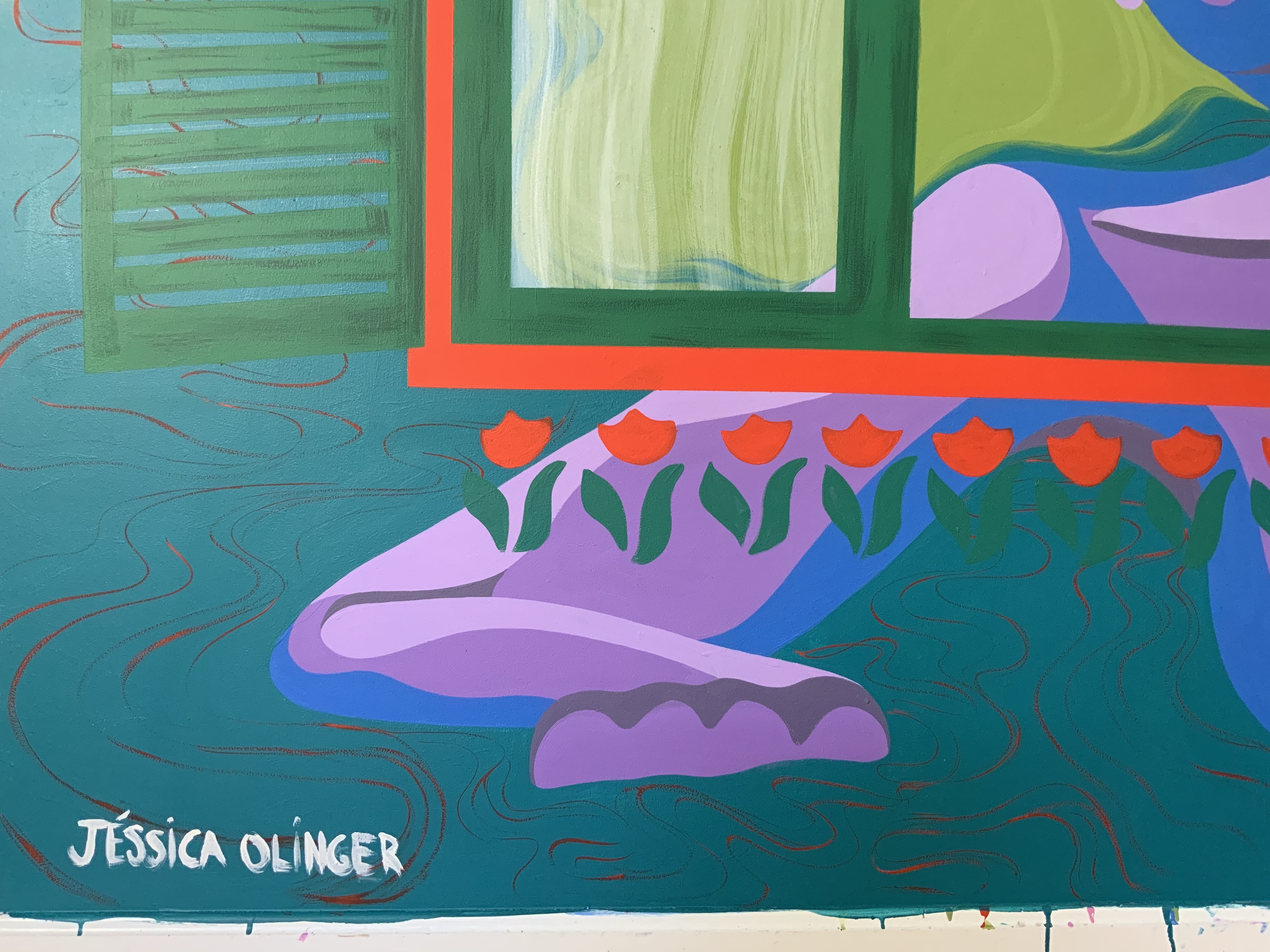 private residence mural / New Hampshire / 2021