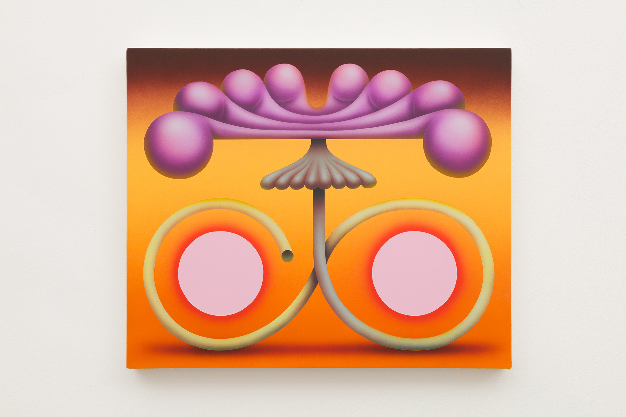 Siren XXII, 2023, acrylic on canvas, 24" × 20"