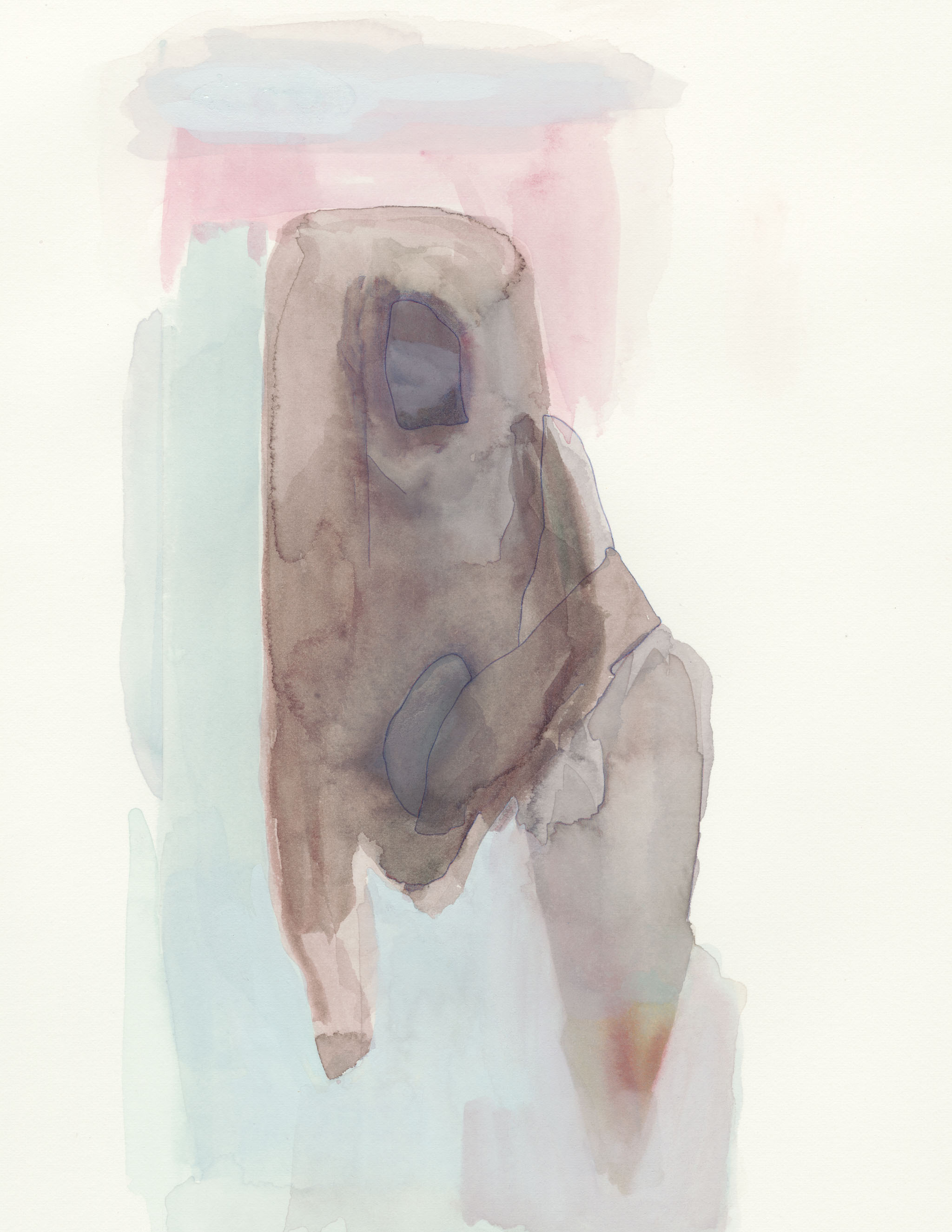 thedoppelganger (5) 11x8.5 colored pencil and watercolor on paper 2016