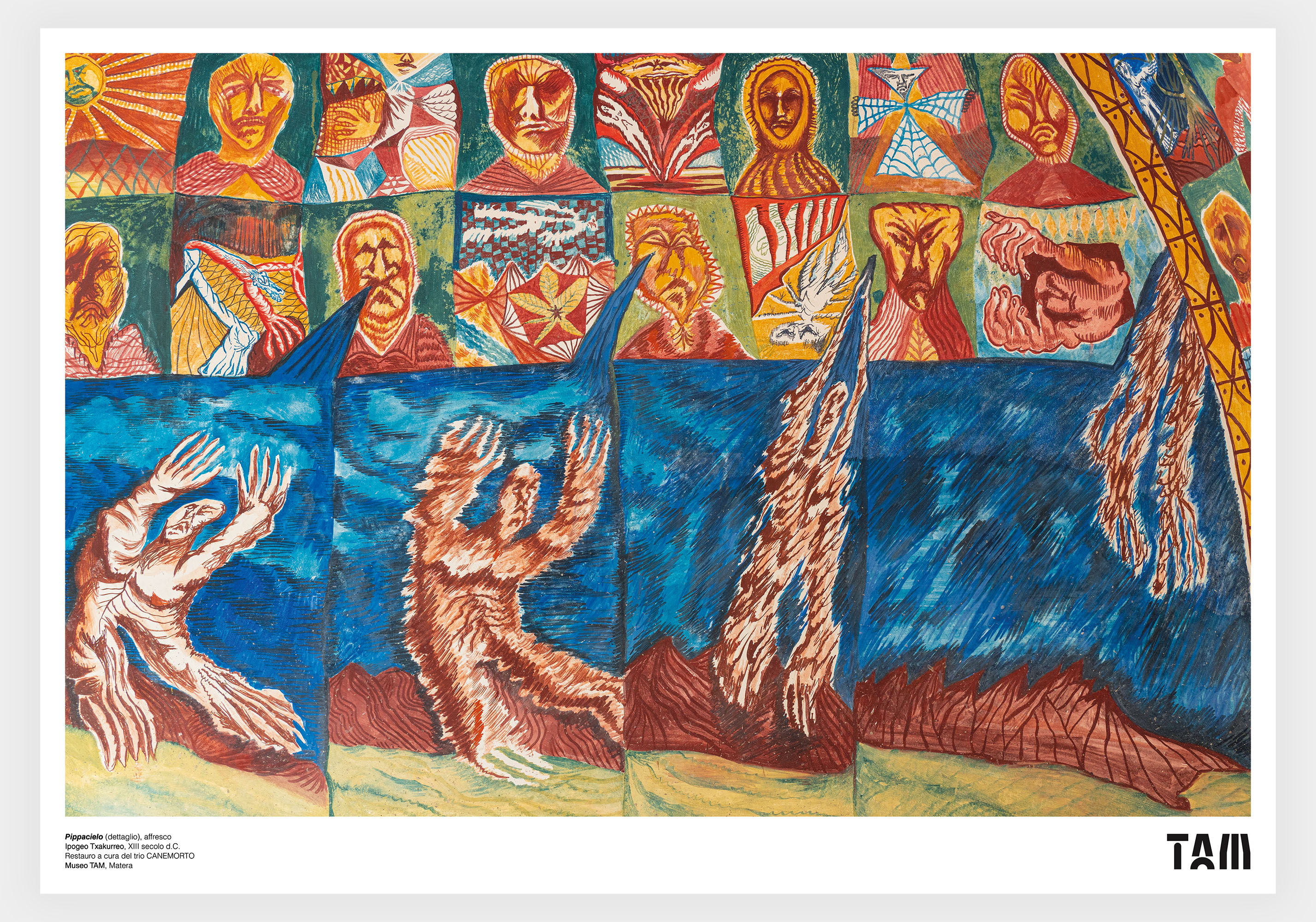 Pippacieloposter (inkjet print on paper), produced by TAM Museum, 70x100cm, 2022 · info