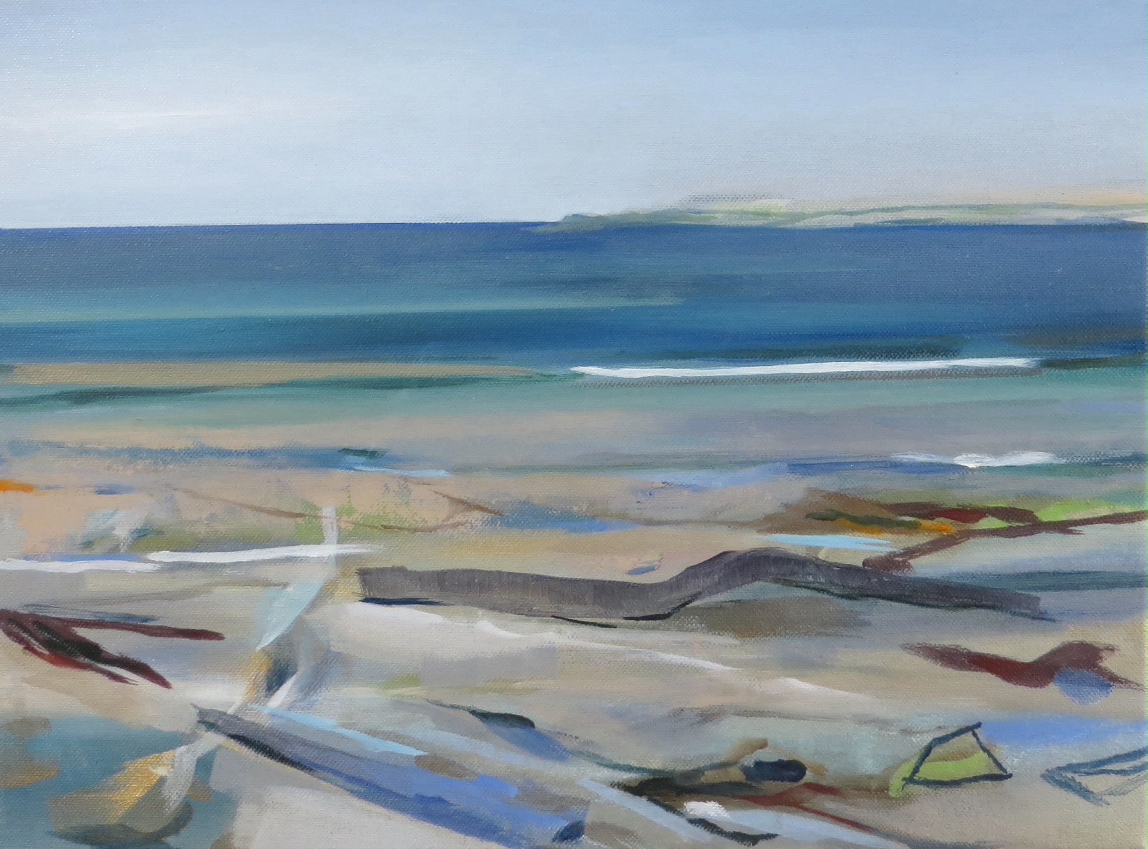 buntrahir bay - 30.5x40.5cm oil on canvas 2015 (private collection)