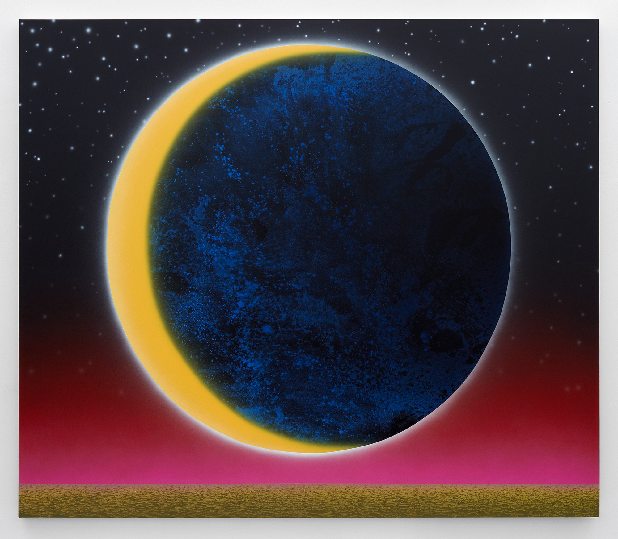 Timekeeper, 2022Acrylic on canvas, 84&rdquo; ︎ 72&rdquo;