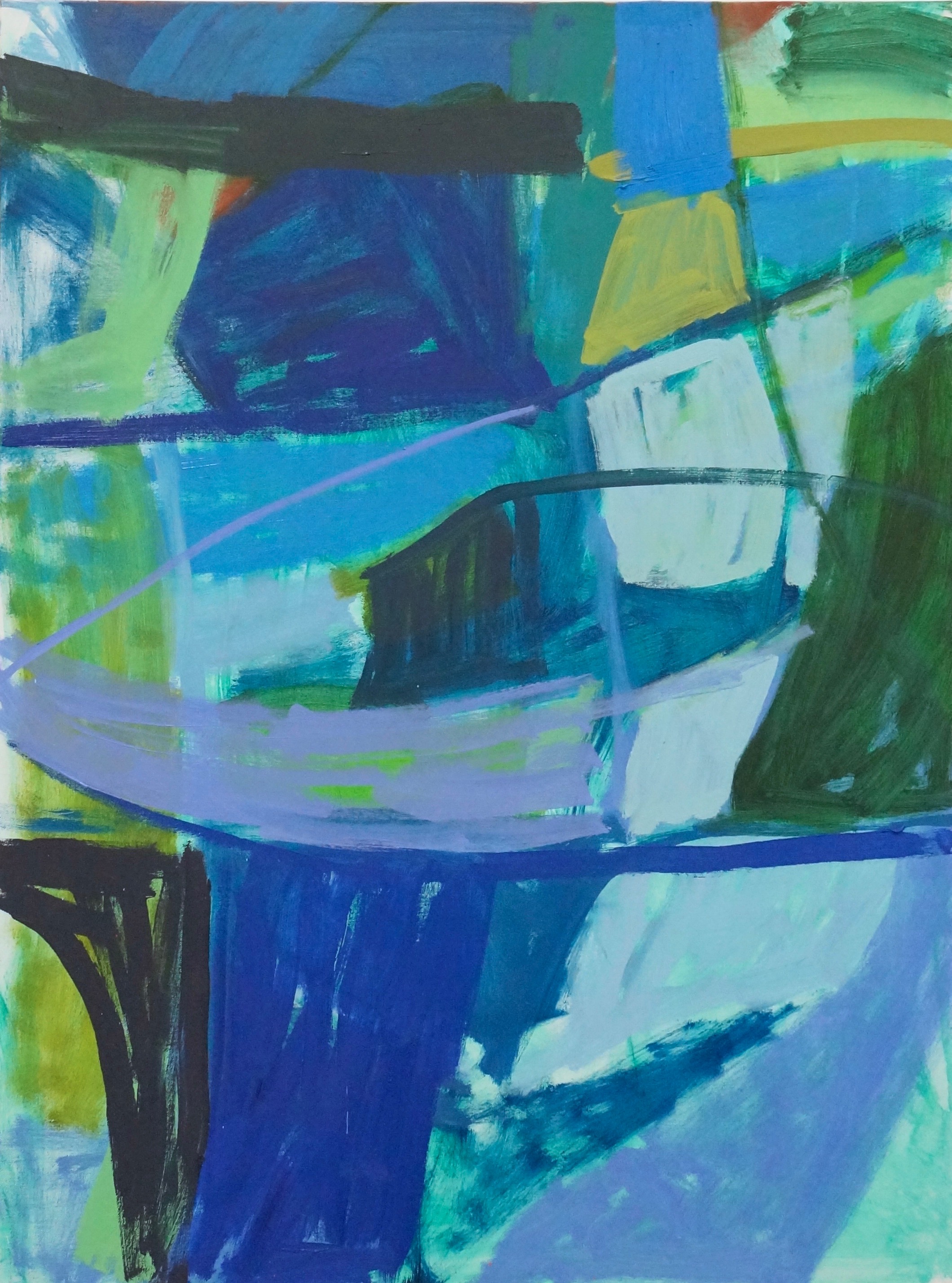  Seven days of rain   oil on canvas. 48 x 36in. 2024