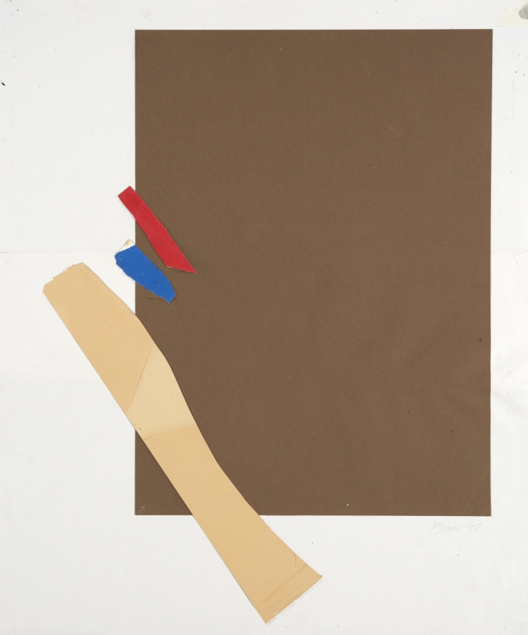 Collage on Paper 1998  SOLD