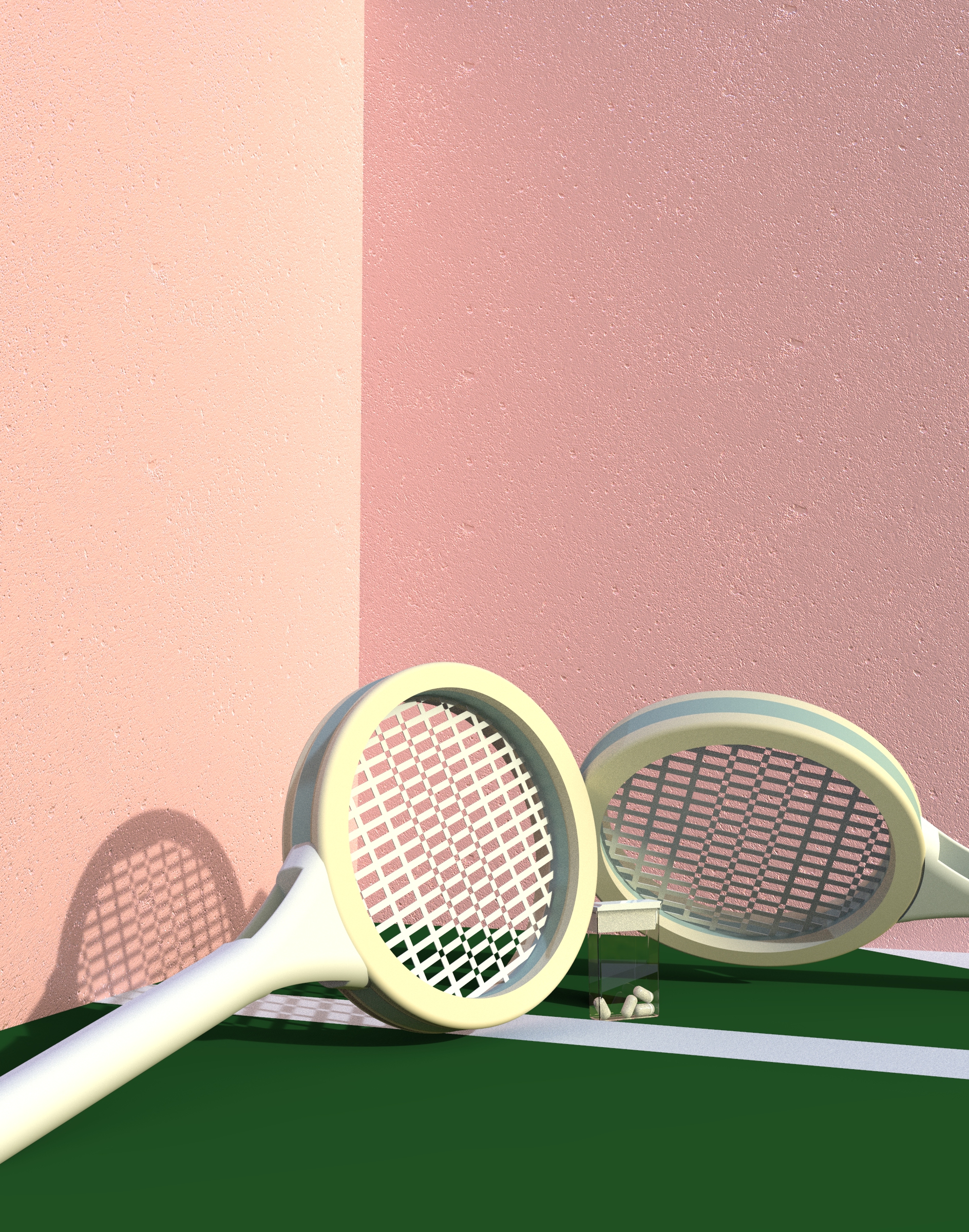 Still life modeled in Rhino, rendered in Keyshot