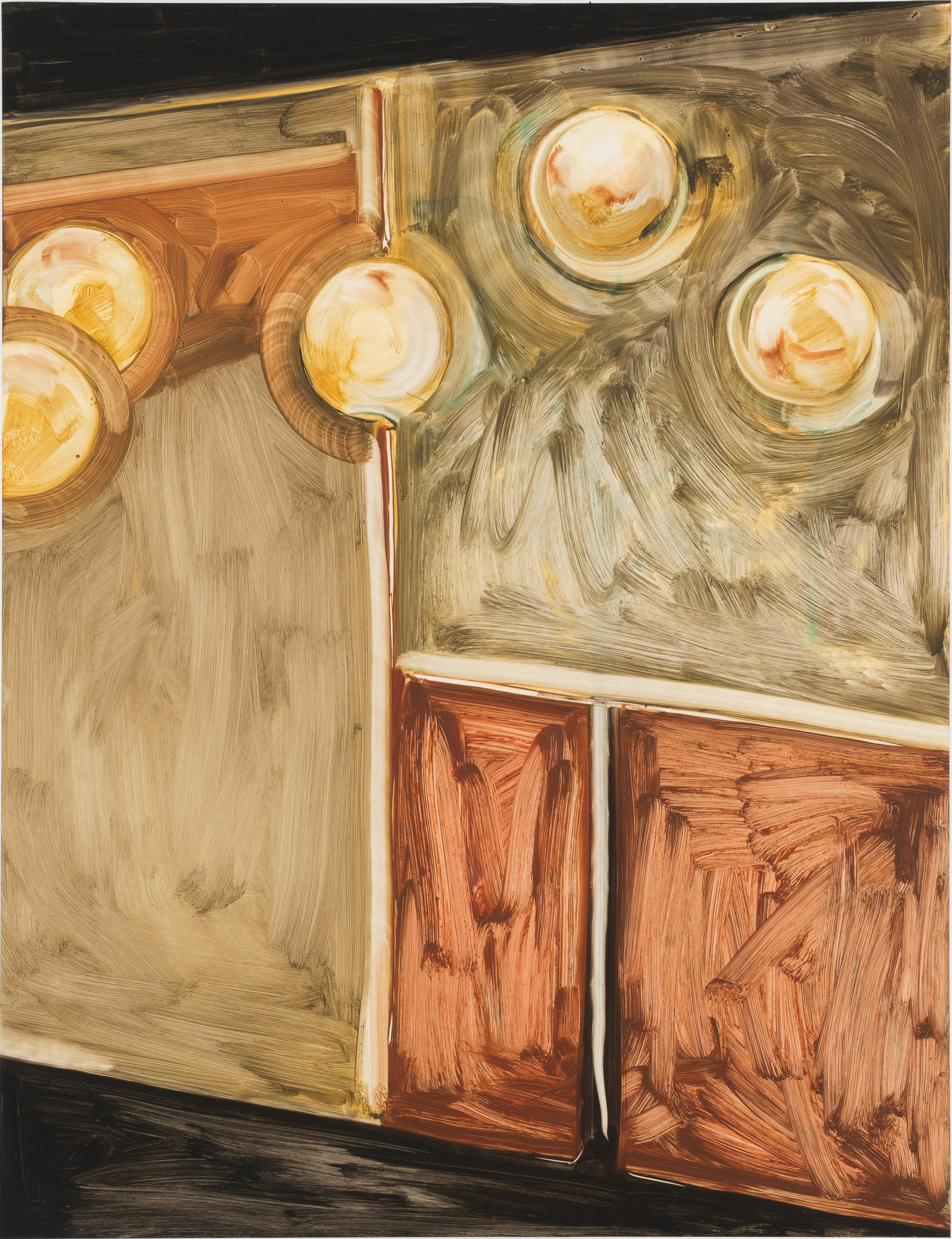 oil on paper, 26 x 20 inches